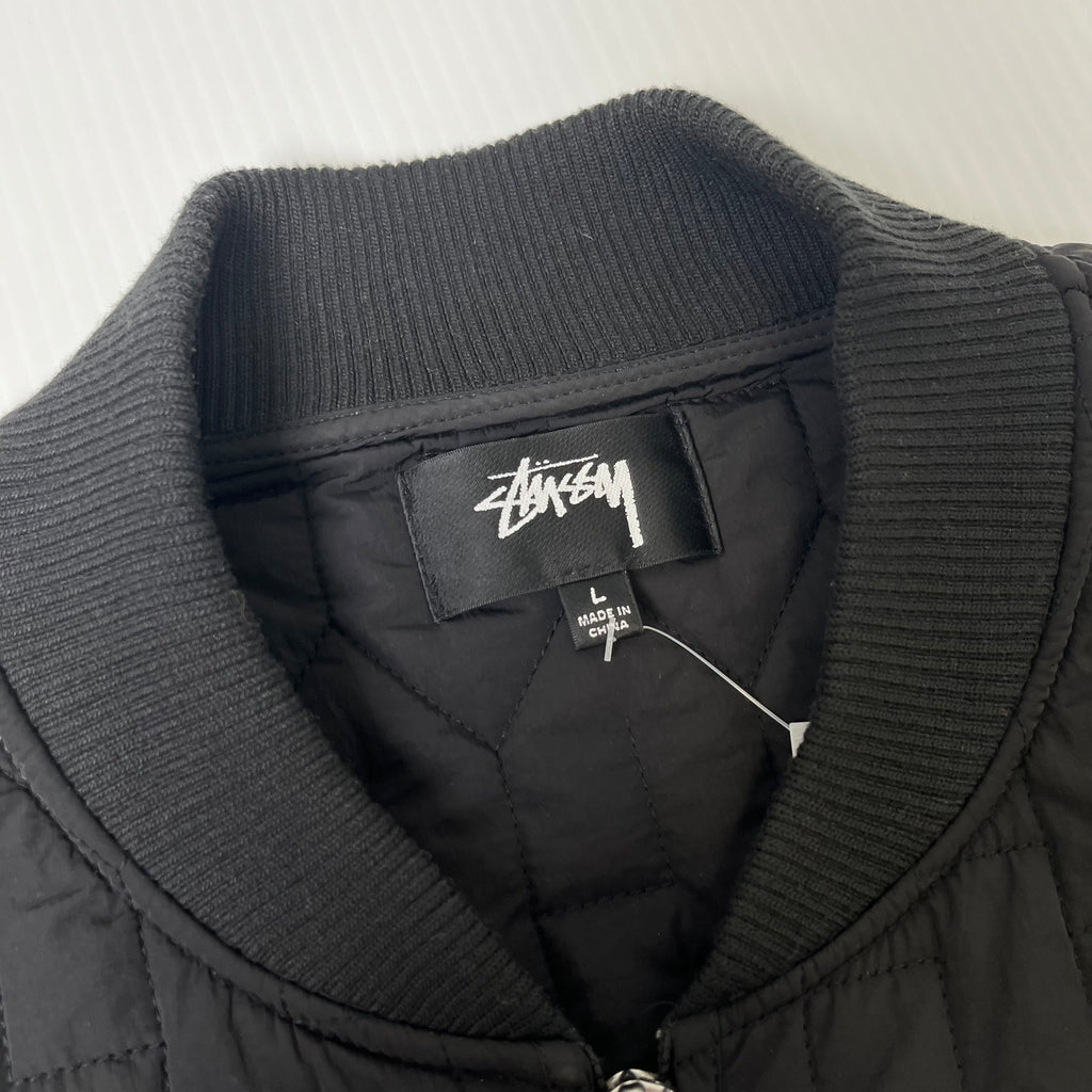 Stussy Micro S Puff Full Zip Bomber Jacket L