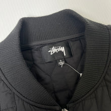 Load image into Gallery viewer, Stussy Micro S Puff Full Zip Bomber Jacket L
