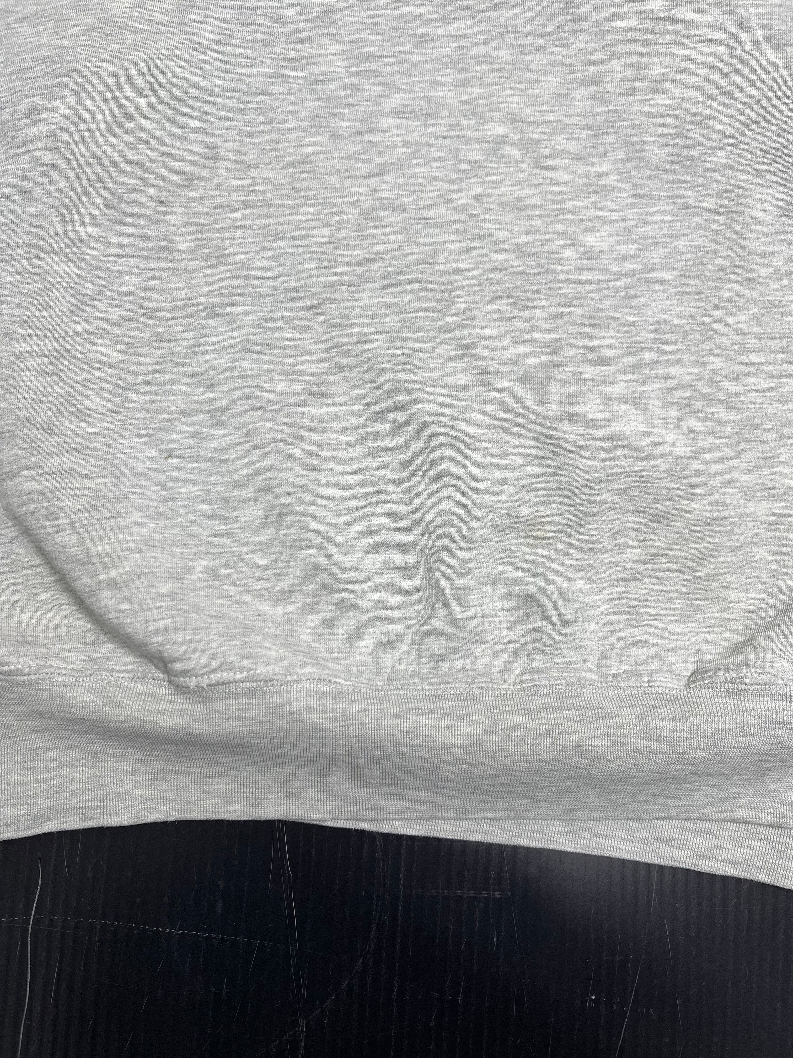 90s Nike Grey Spellout Crewneck L
