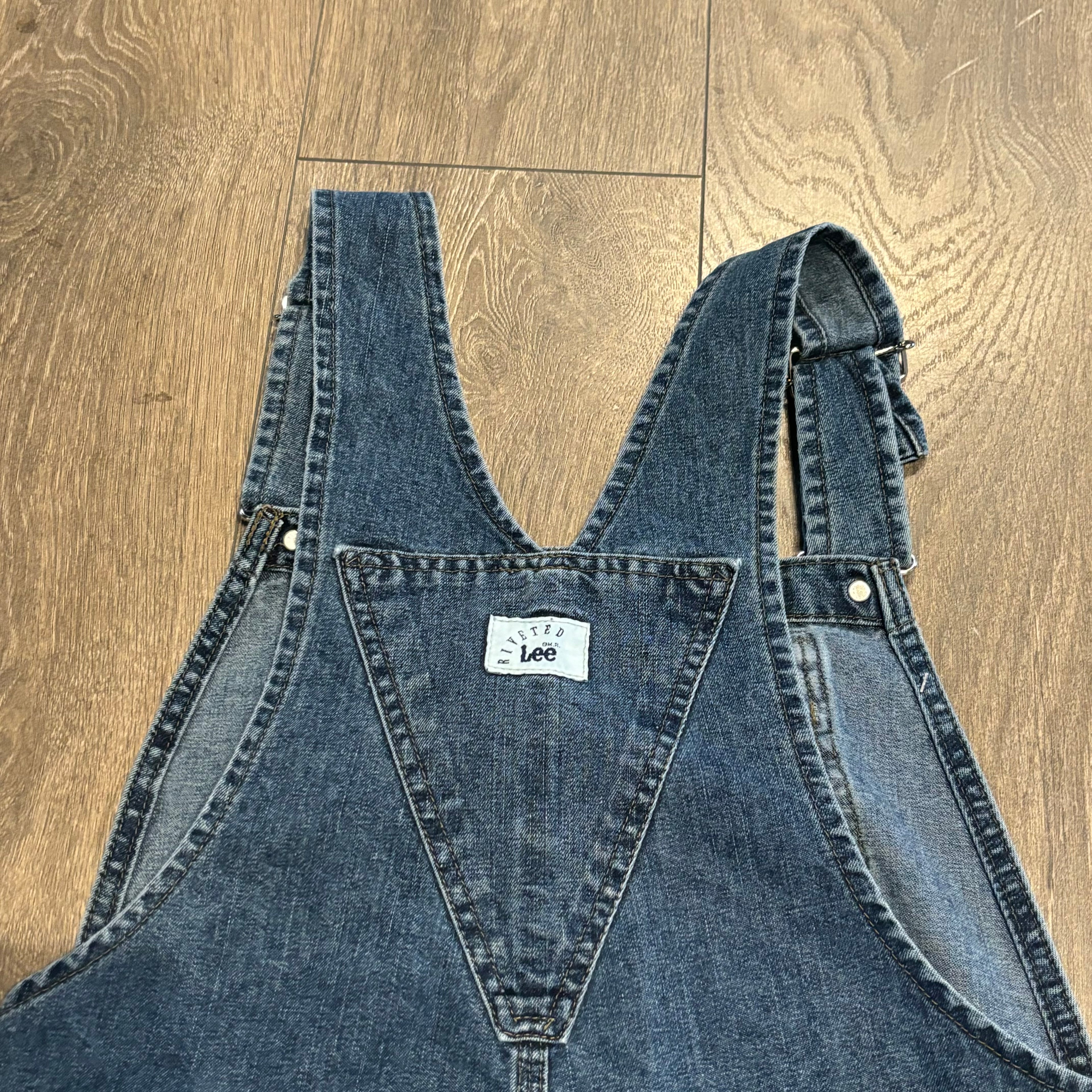 Vintage Lee Dark Wash Denim Overalls 33