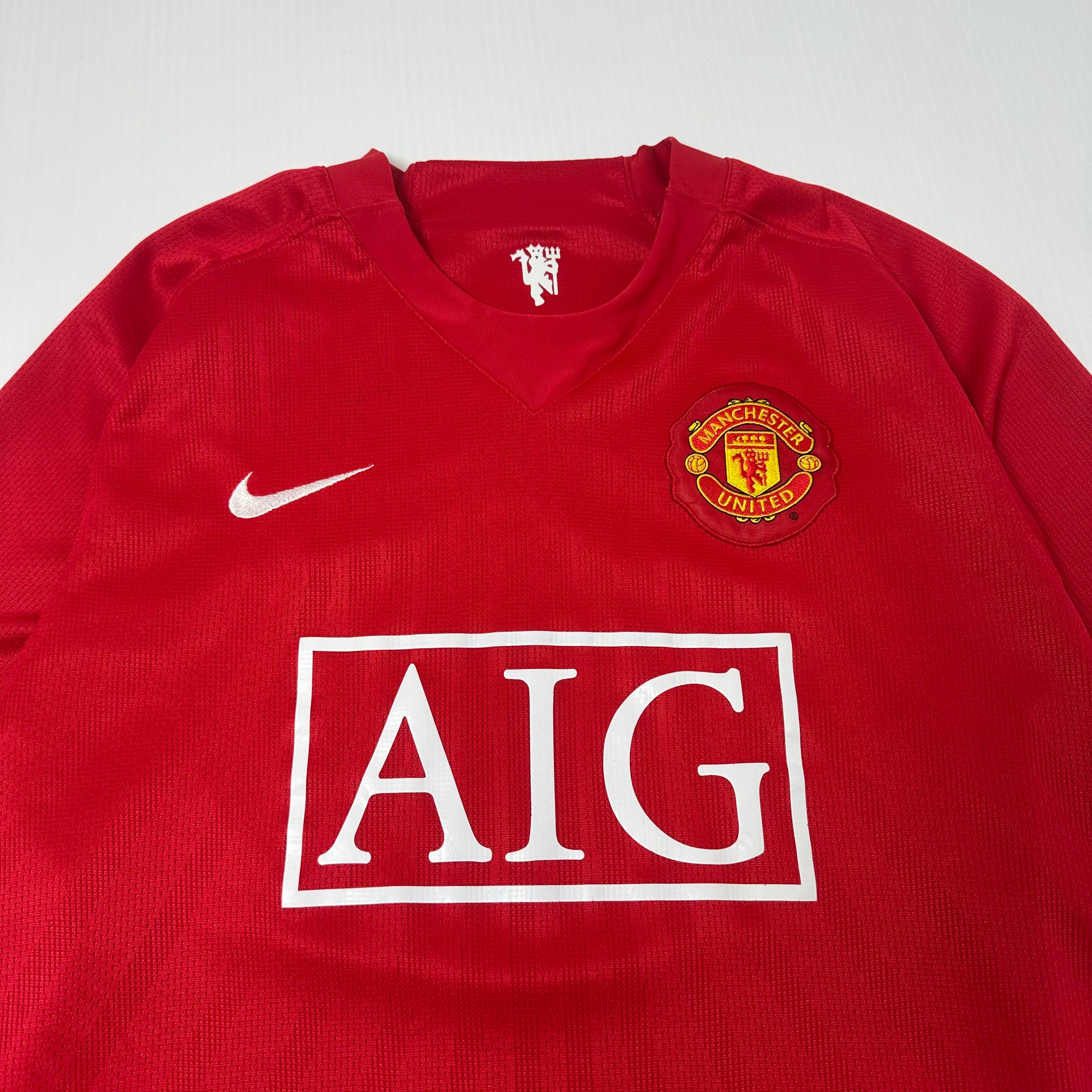 2007-09 Nike Manchester United Home Kit L