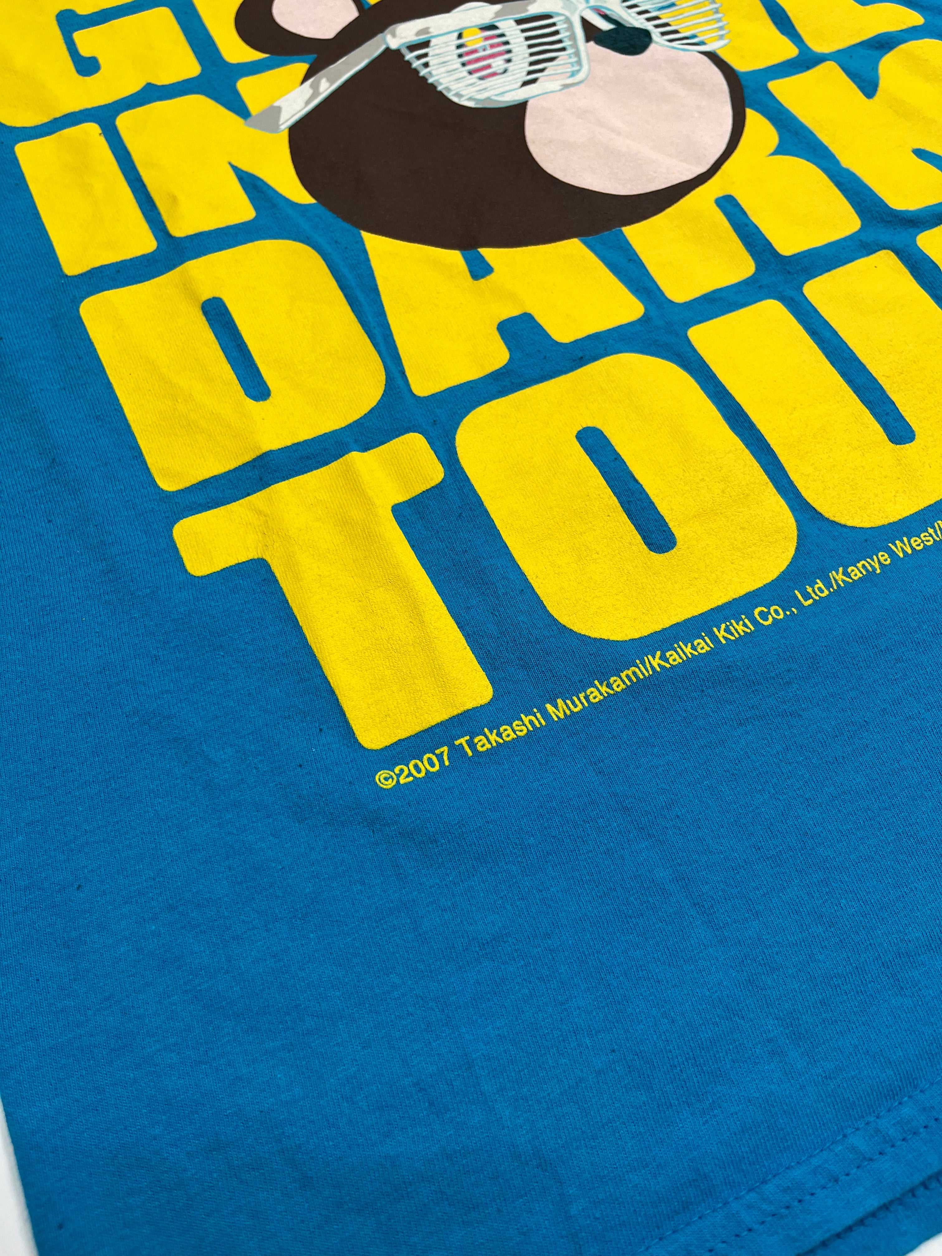 2007 Kanye West Glow In The Dark Tour Tee S