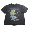 1989 Metallica Their Money Tips Her Scales Faded Tee M
