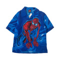 2002 Marvel Spider-Man Button Up Shirt Youth M
