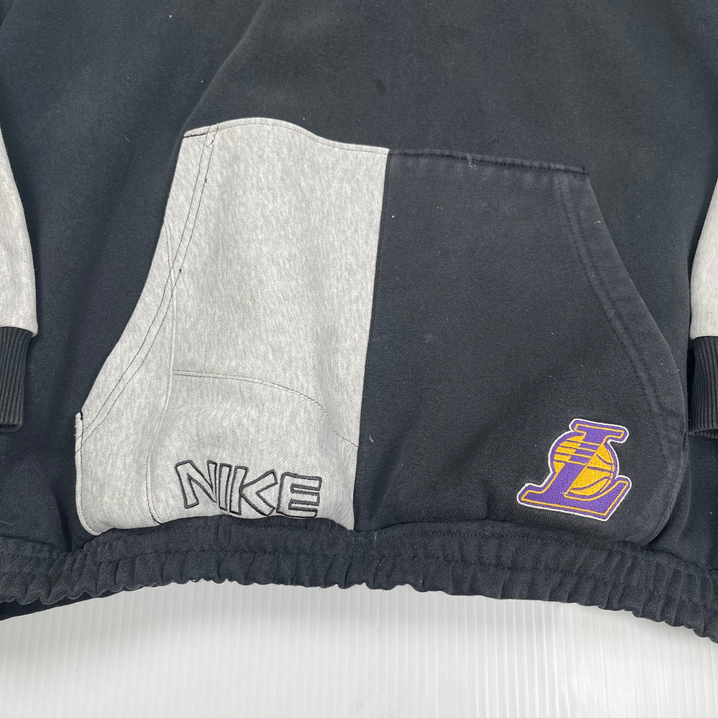 Rework Nike LA Lakers Mashup Hoodie L
