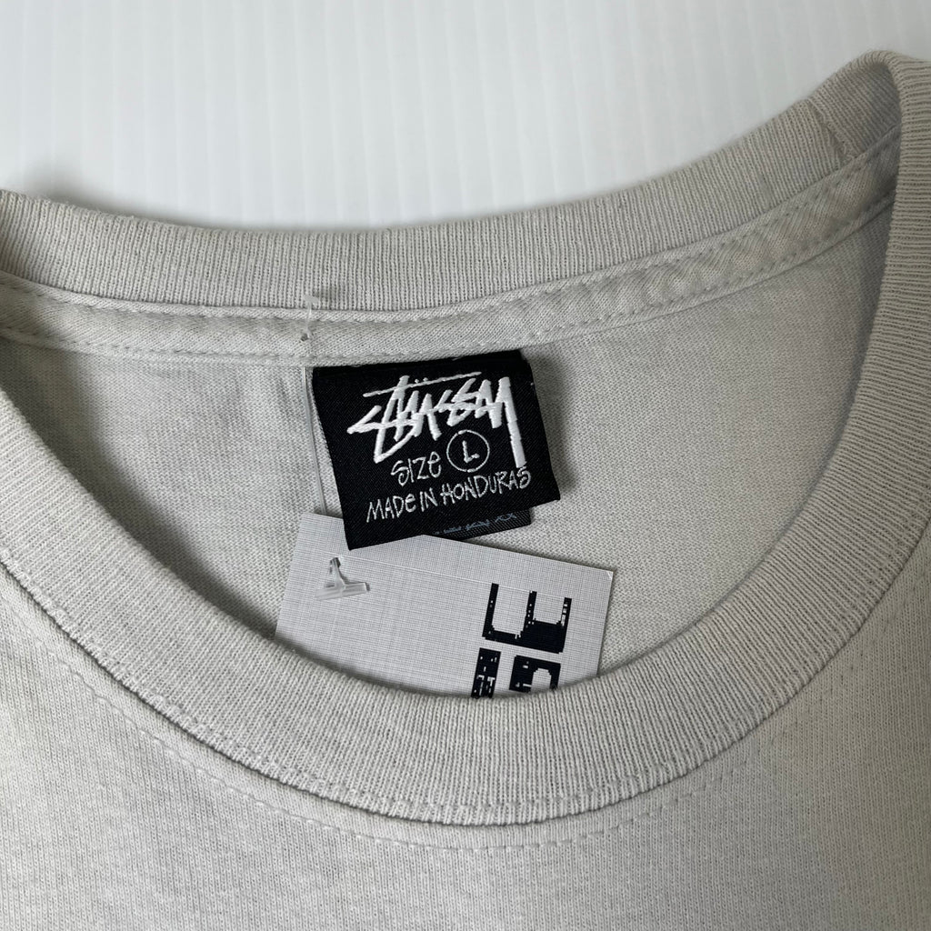 Stussy Faded Circle Logo Graphic Tee L