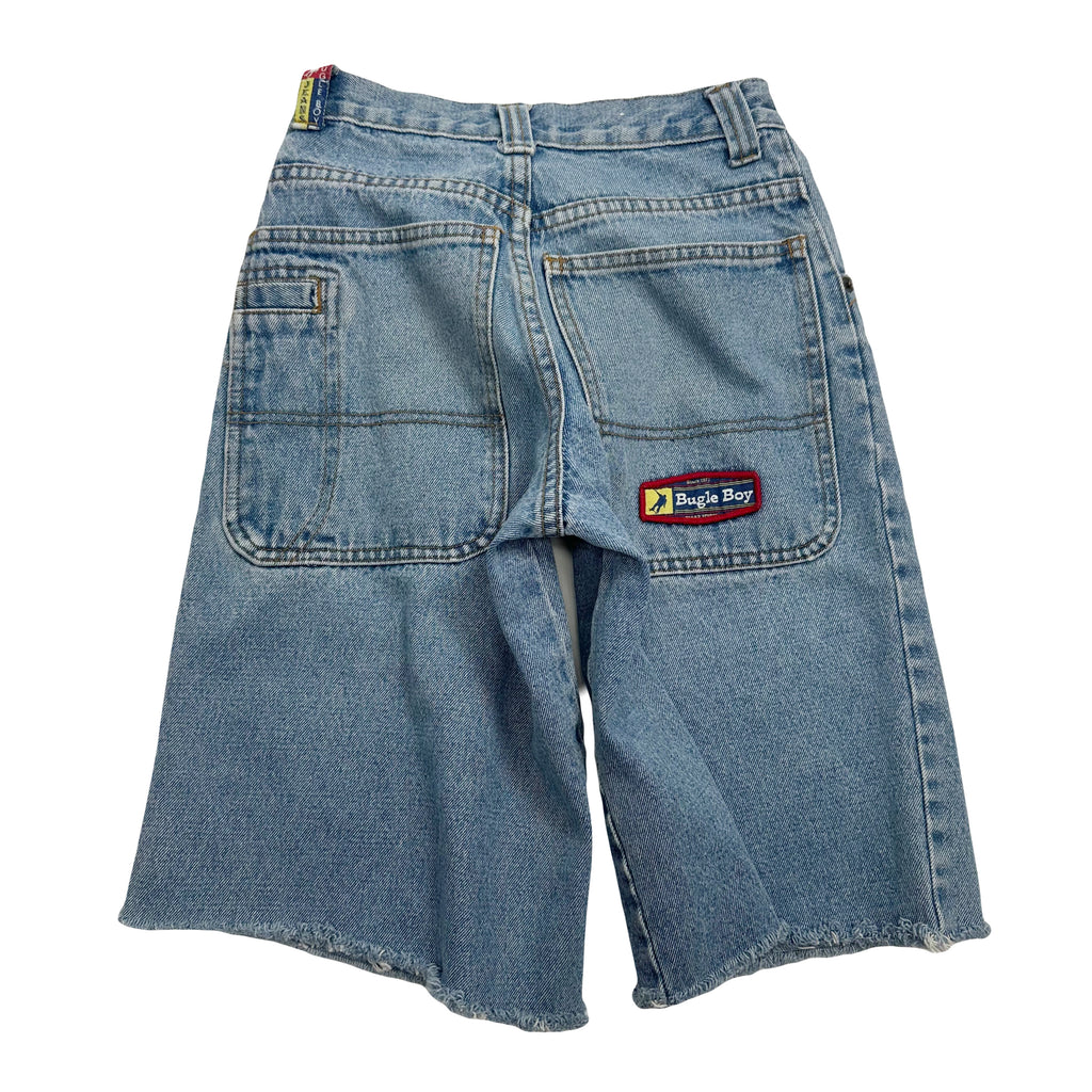 Vintage Bugle Boy Chopped Denim Shorts Women's 10