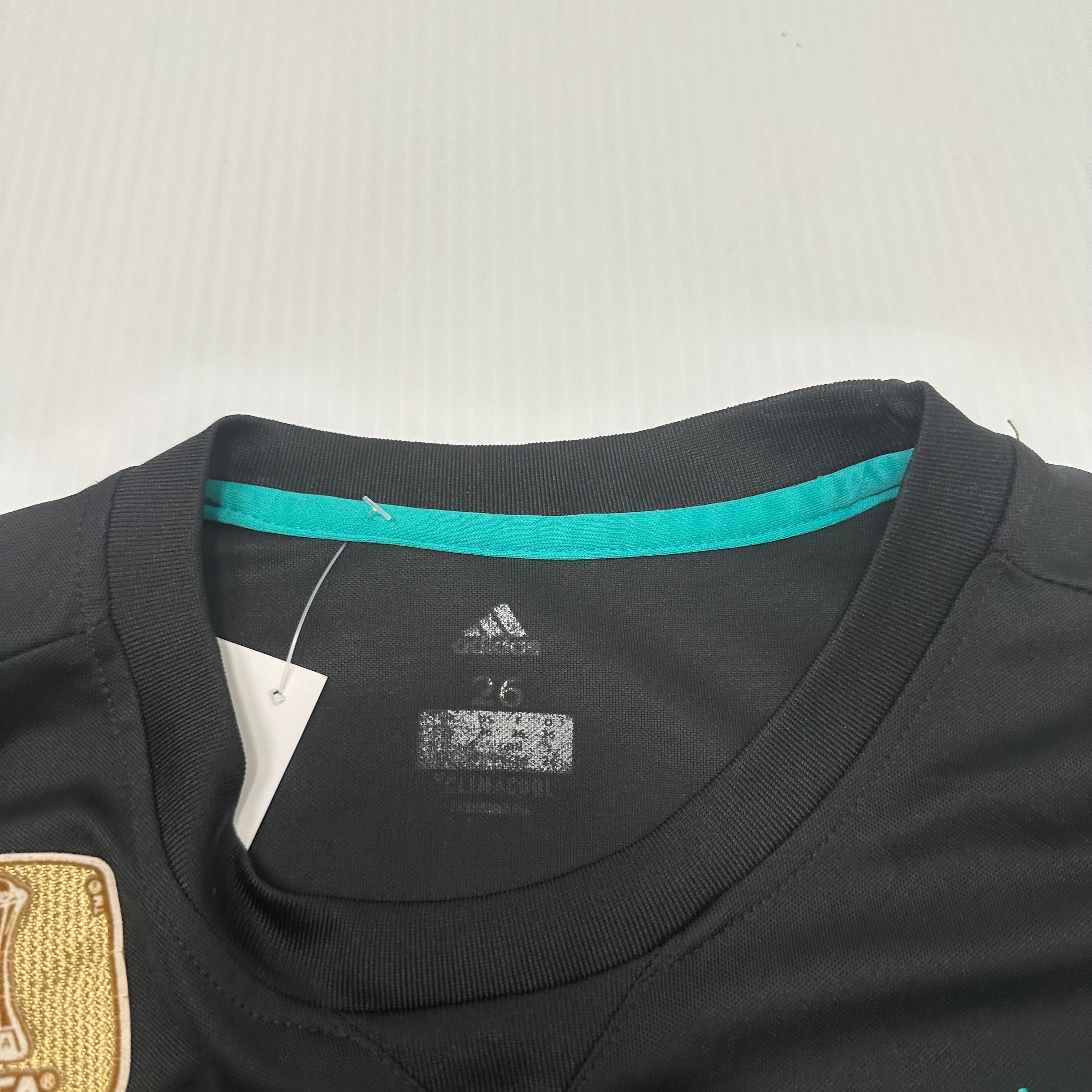 2017-18 Adidas Real Madrid Zidane #5 Away Kit Youth L