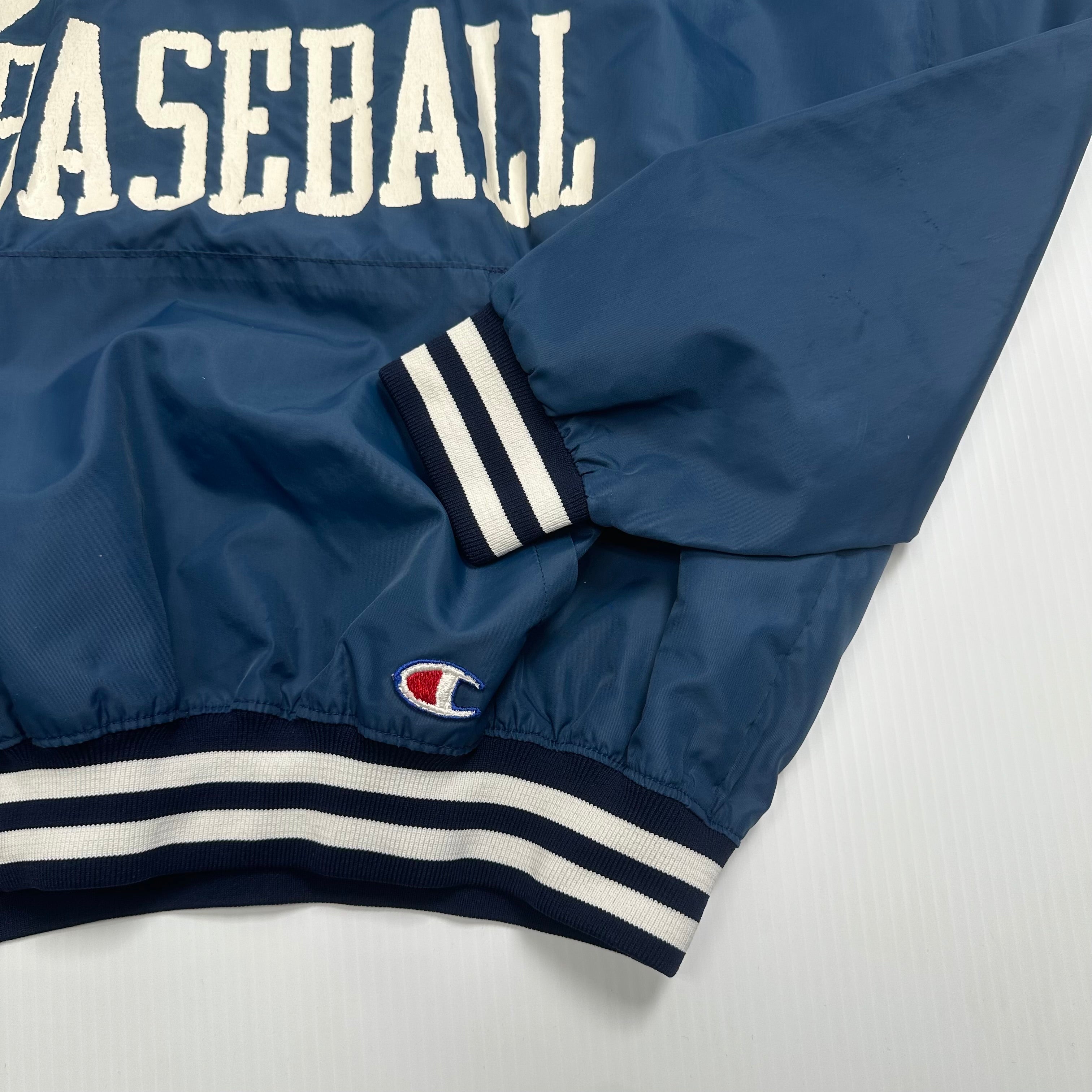 Vintage Champion Rogers Baseball Coach Pullover Jacket L