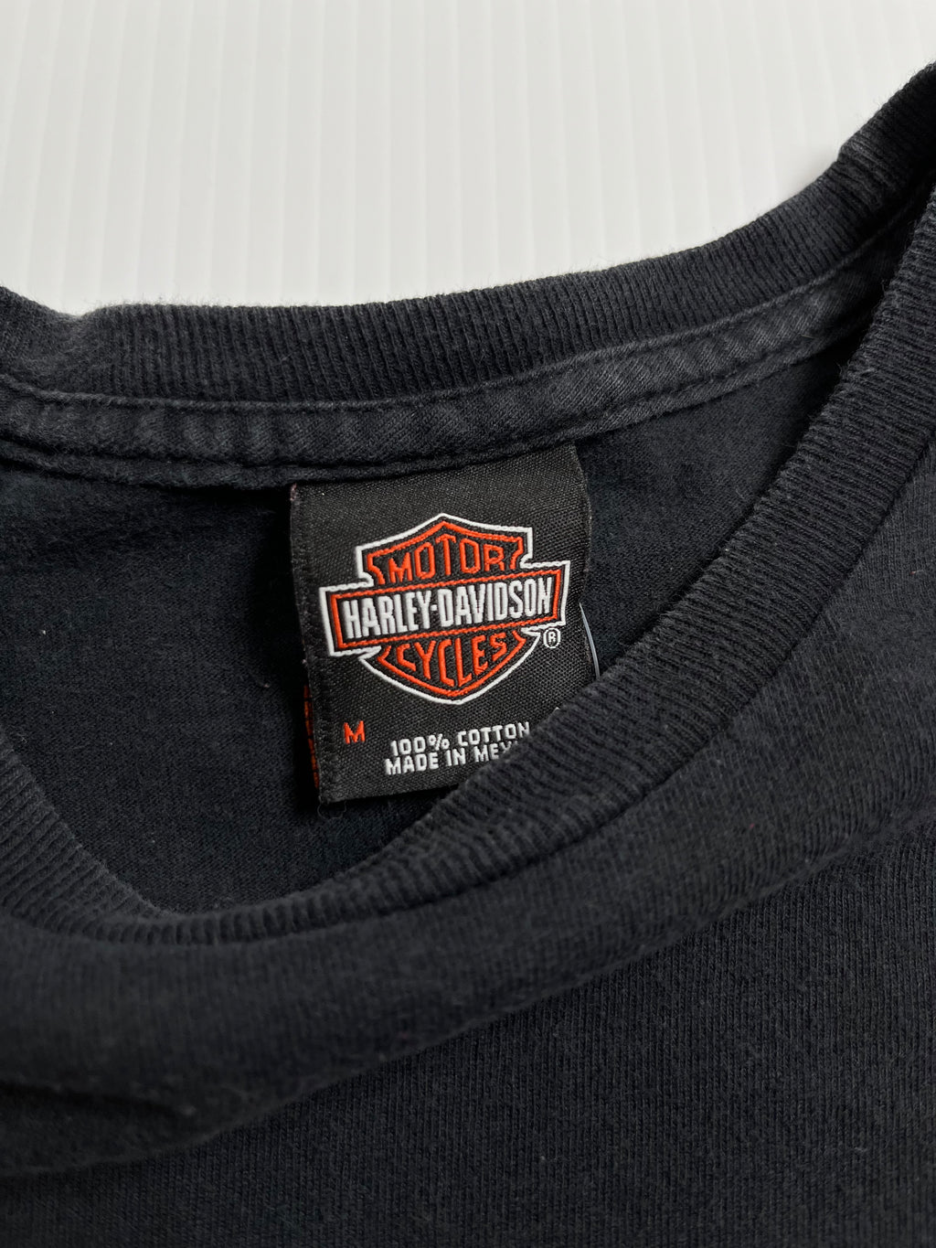 Harley Davidson Kamloops Bone Font Tee M