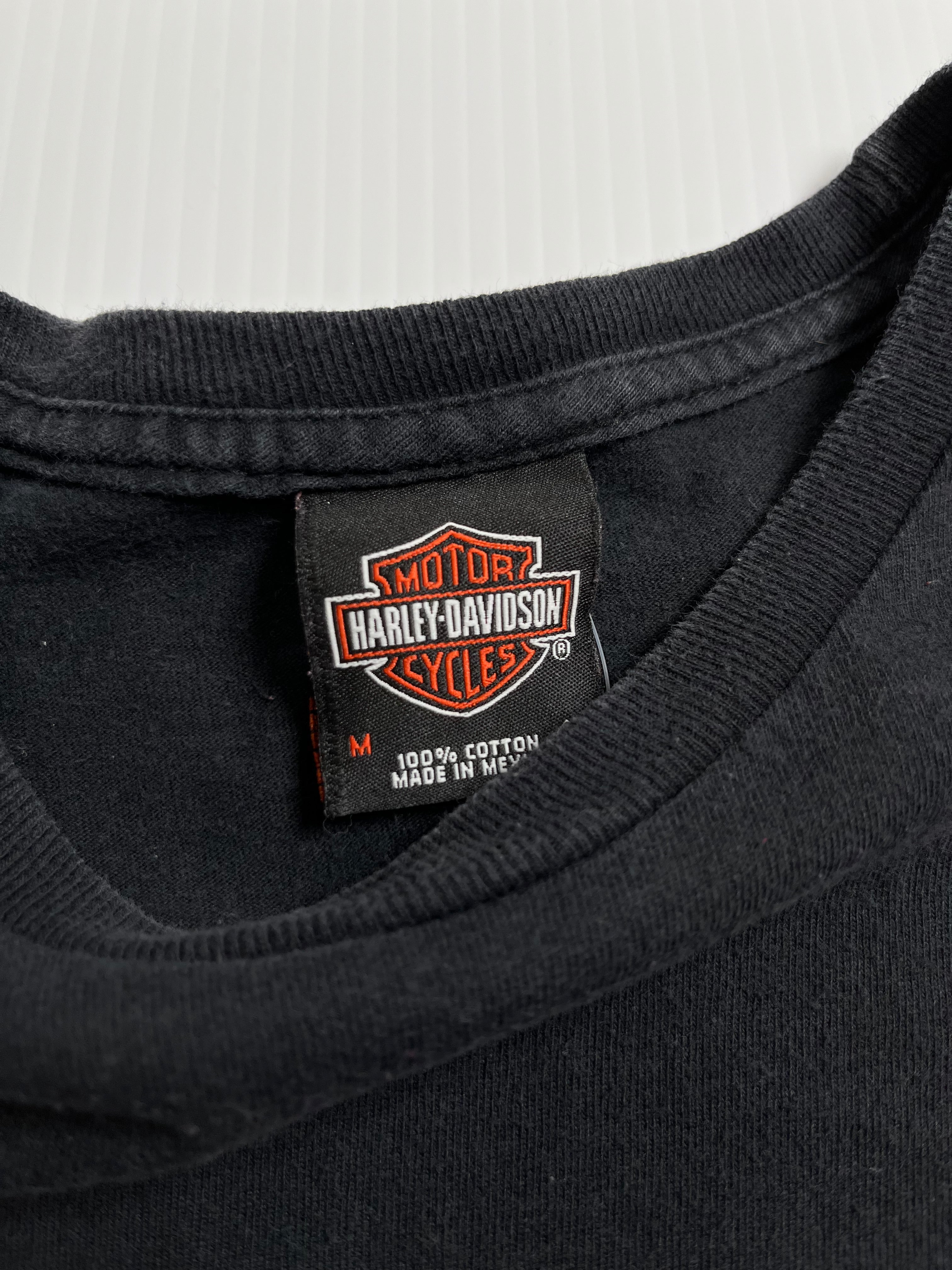 Harley Davidson Kamloops Bone Font Tee M