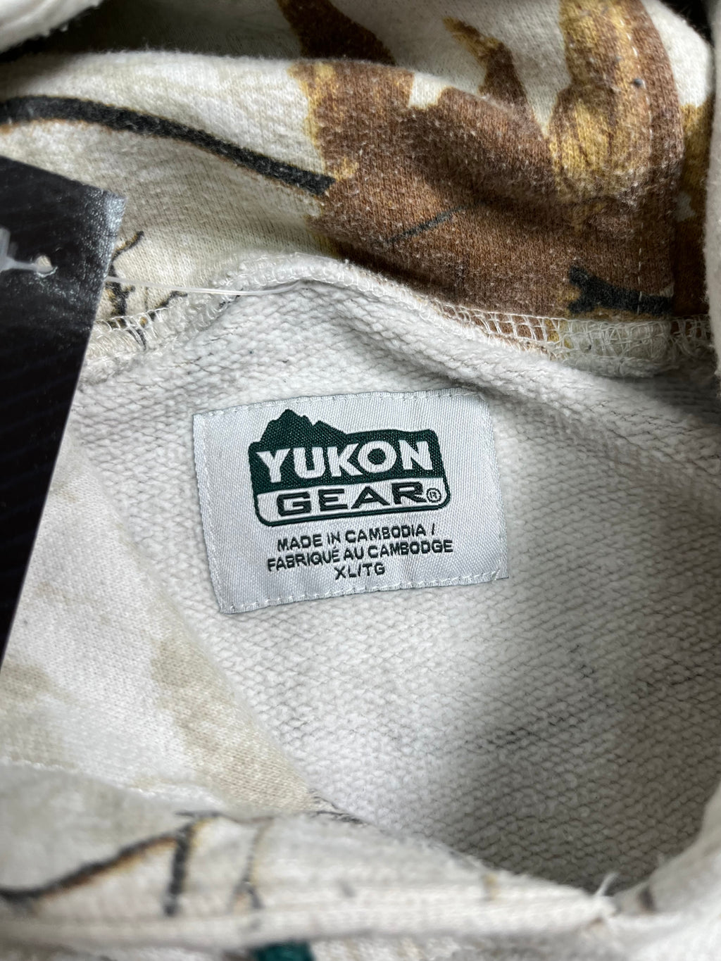 Yukon Gear Realtree White Camouflage Hoodie XL