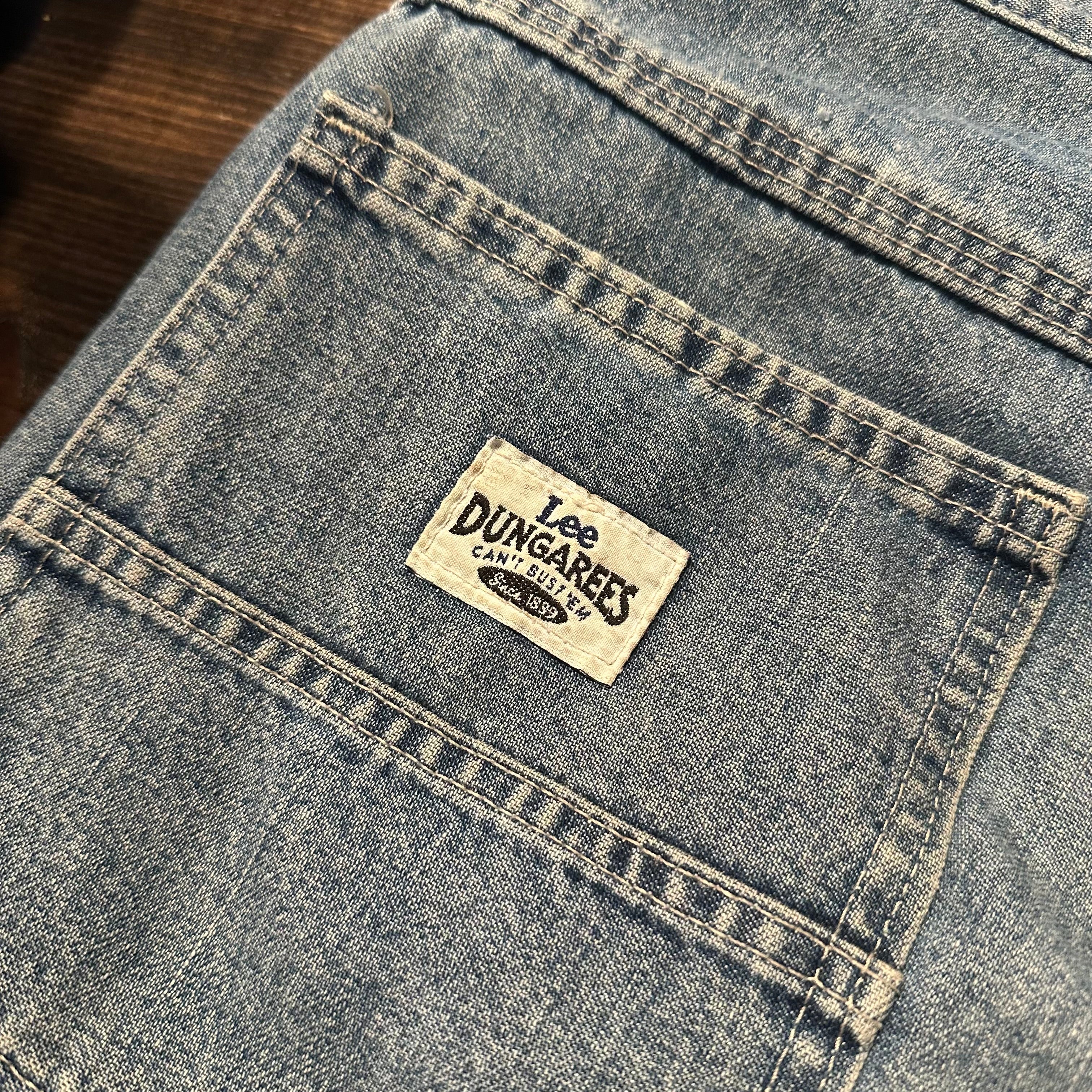 Vintage Lee Dungarees Denim Carpenter Shorts 34