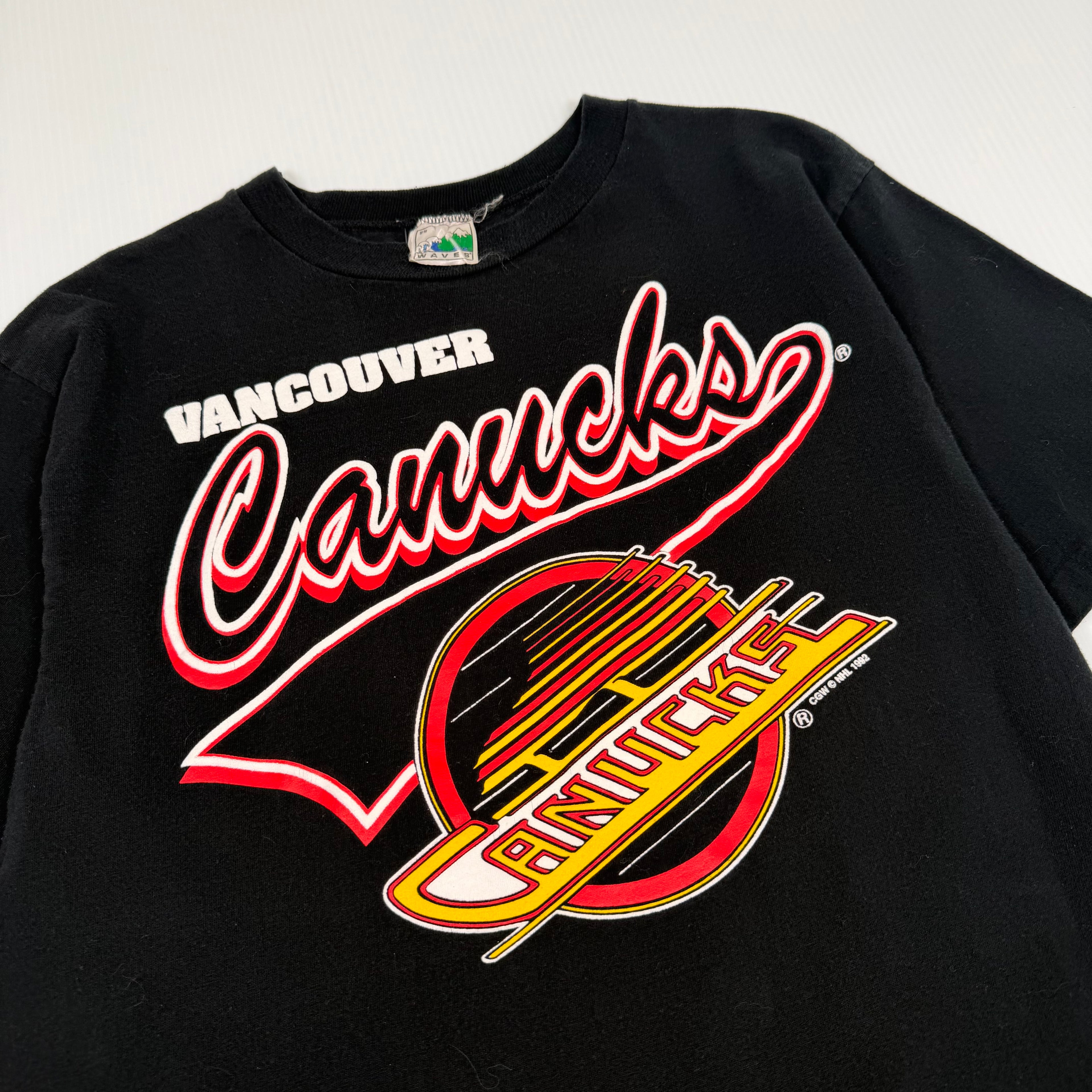 90s Vancouver Canucks Pavel Bure Graphic Tee M