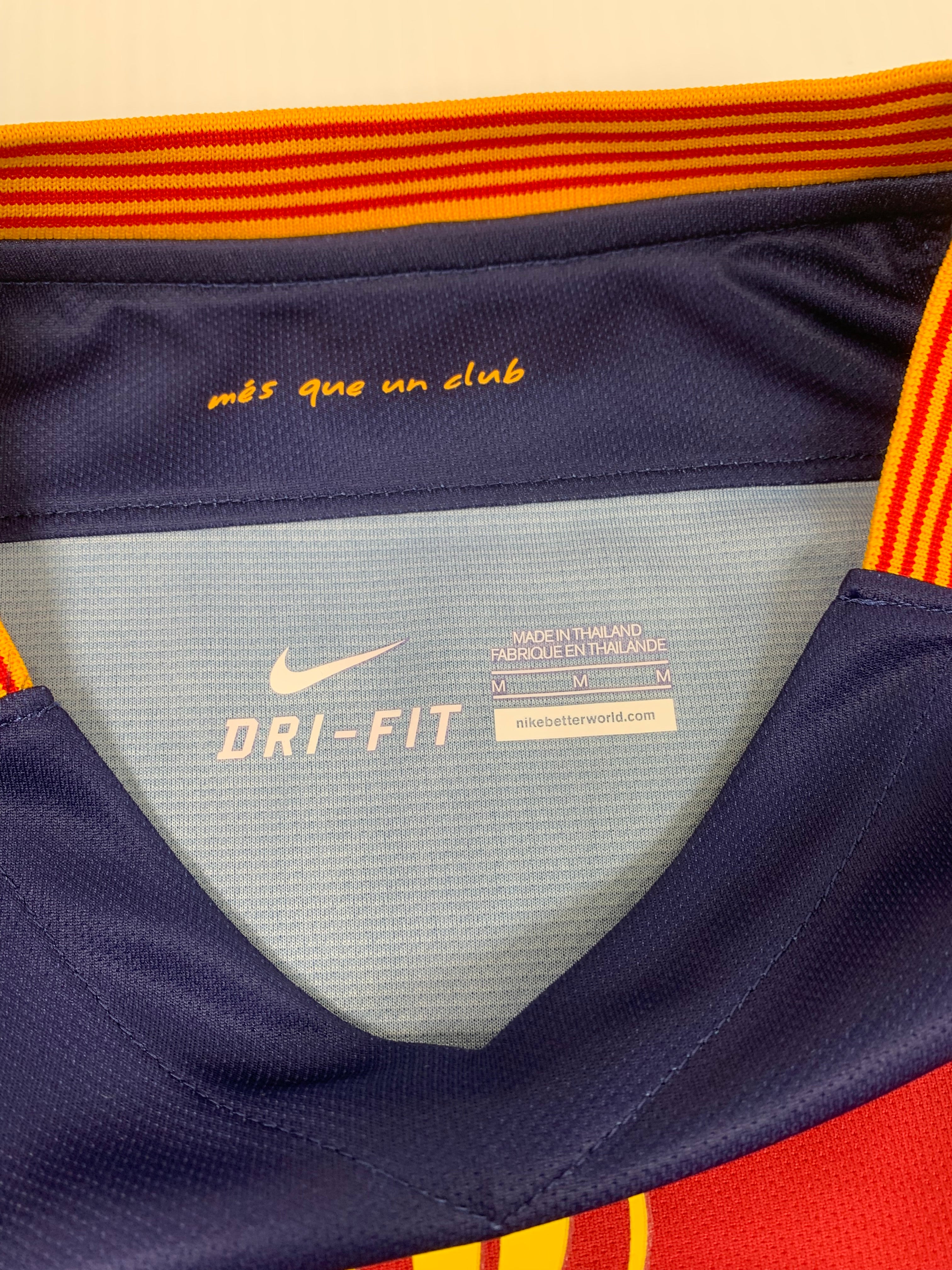 2015-16 Nike FC Barcelona Neymar #11 Copa Del Ray Home Kit M