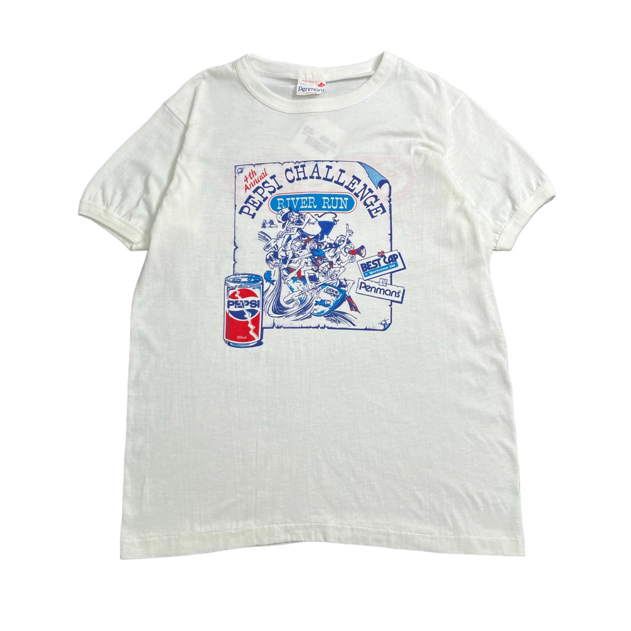 80s Pepsi Challenge River Run Tee L