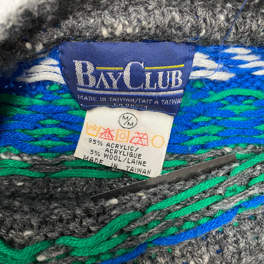 Bay Club Mixed Colors Knit Sweater M