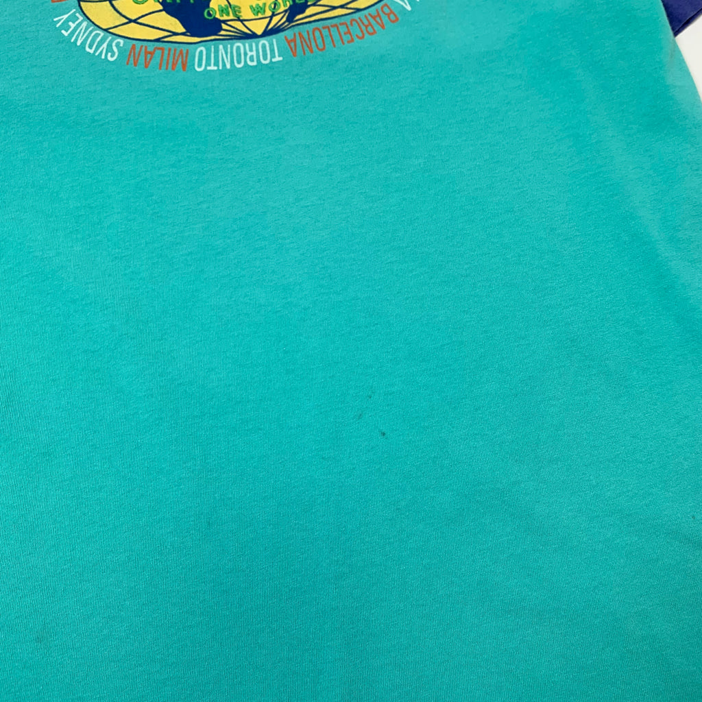Vintage United Colors Of Benetton Colour Block Tee M