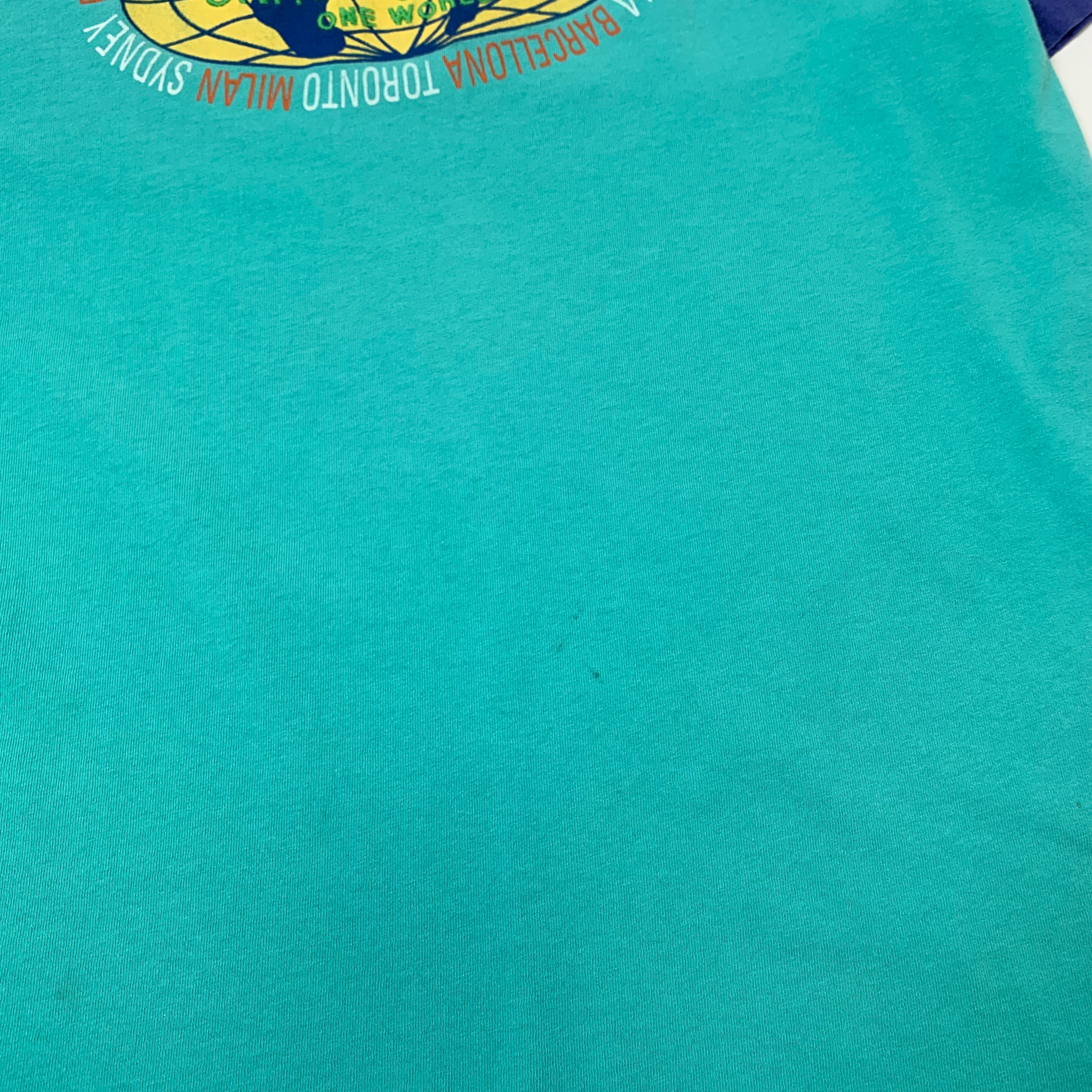Vintage United Colors Of Benetton Colour Block Tee M