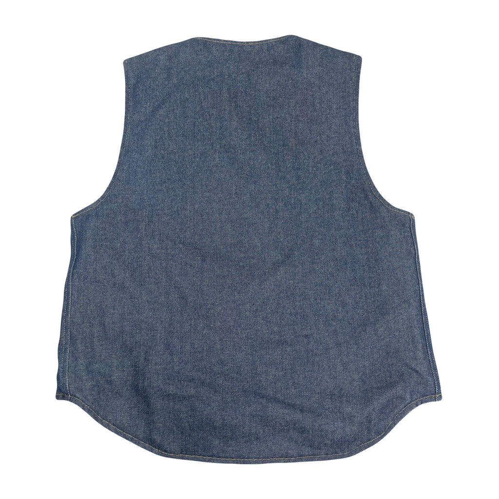 Vintage Carhartt Sherpa Lined Denim Vest L
