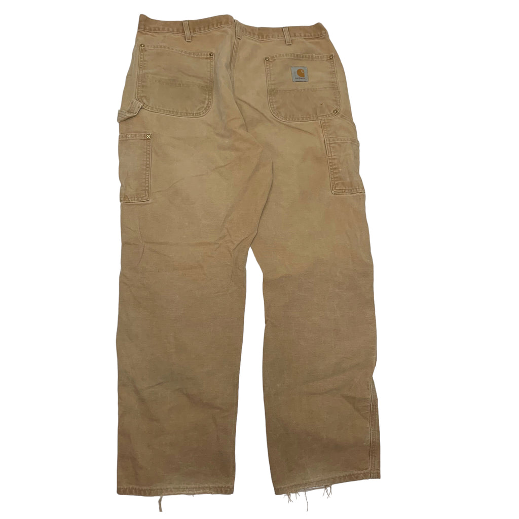 Carhartt Tan Double Knee Denim 38x32 0904