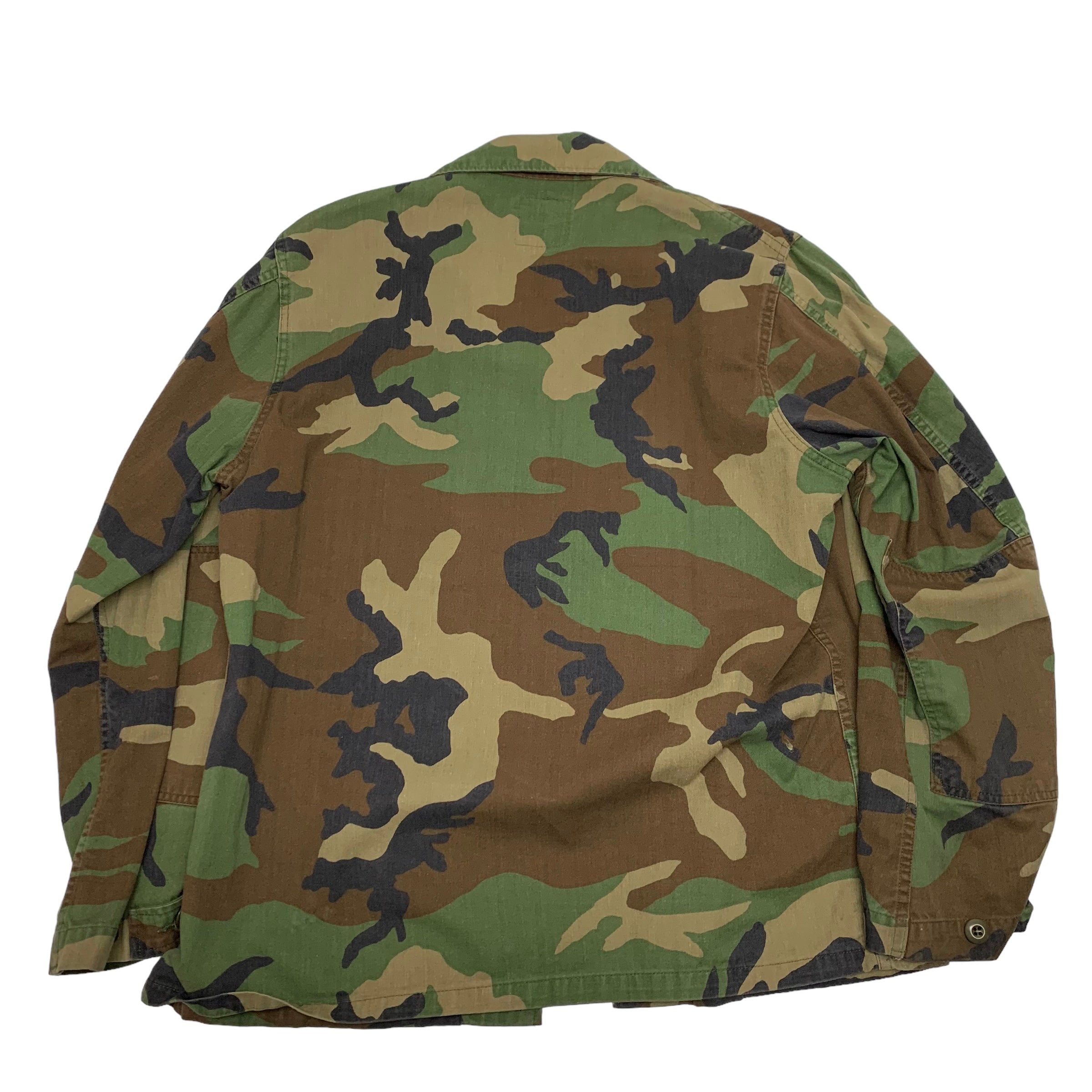 Army Camo Button-up Jacket XL