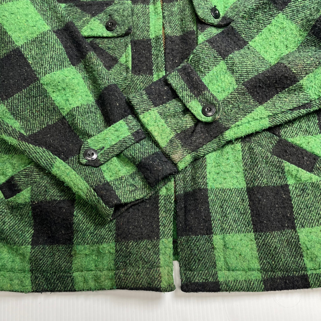 Vintage Big Mike Plaid Full Zip Flannel Jacket L