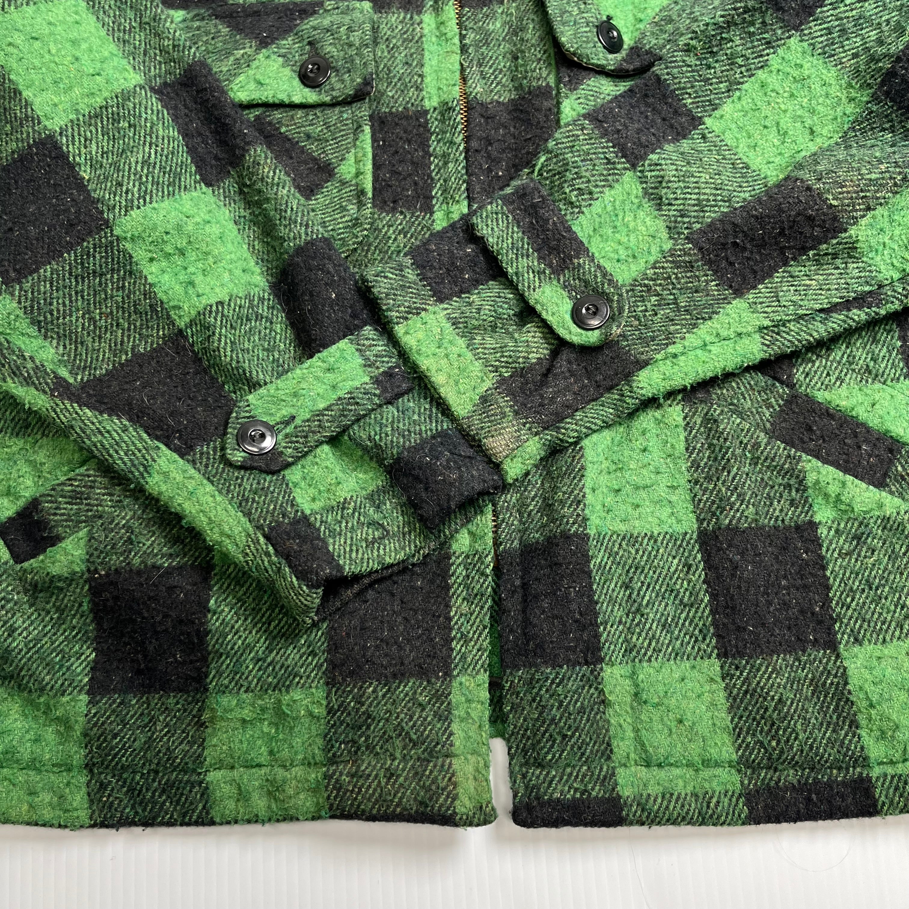 Vintage Big Mike Plaid Full Zip Flannel Jacket L