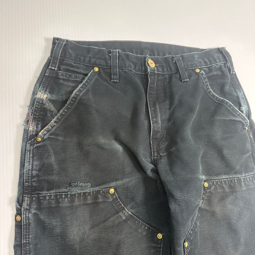 Vintage Carhartt Faded Double Knee Denim 28x28.5