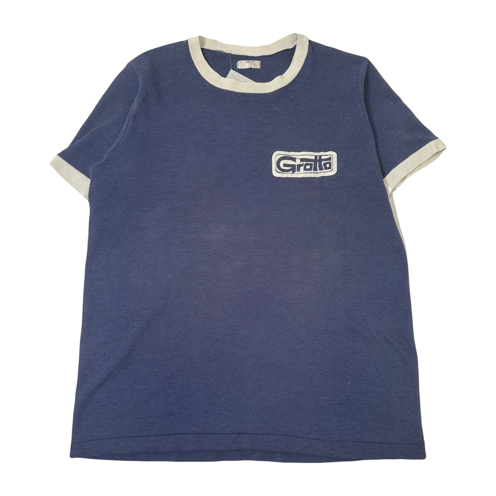 Vintage Grotto Graphic Ringer Tee M
