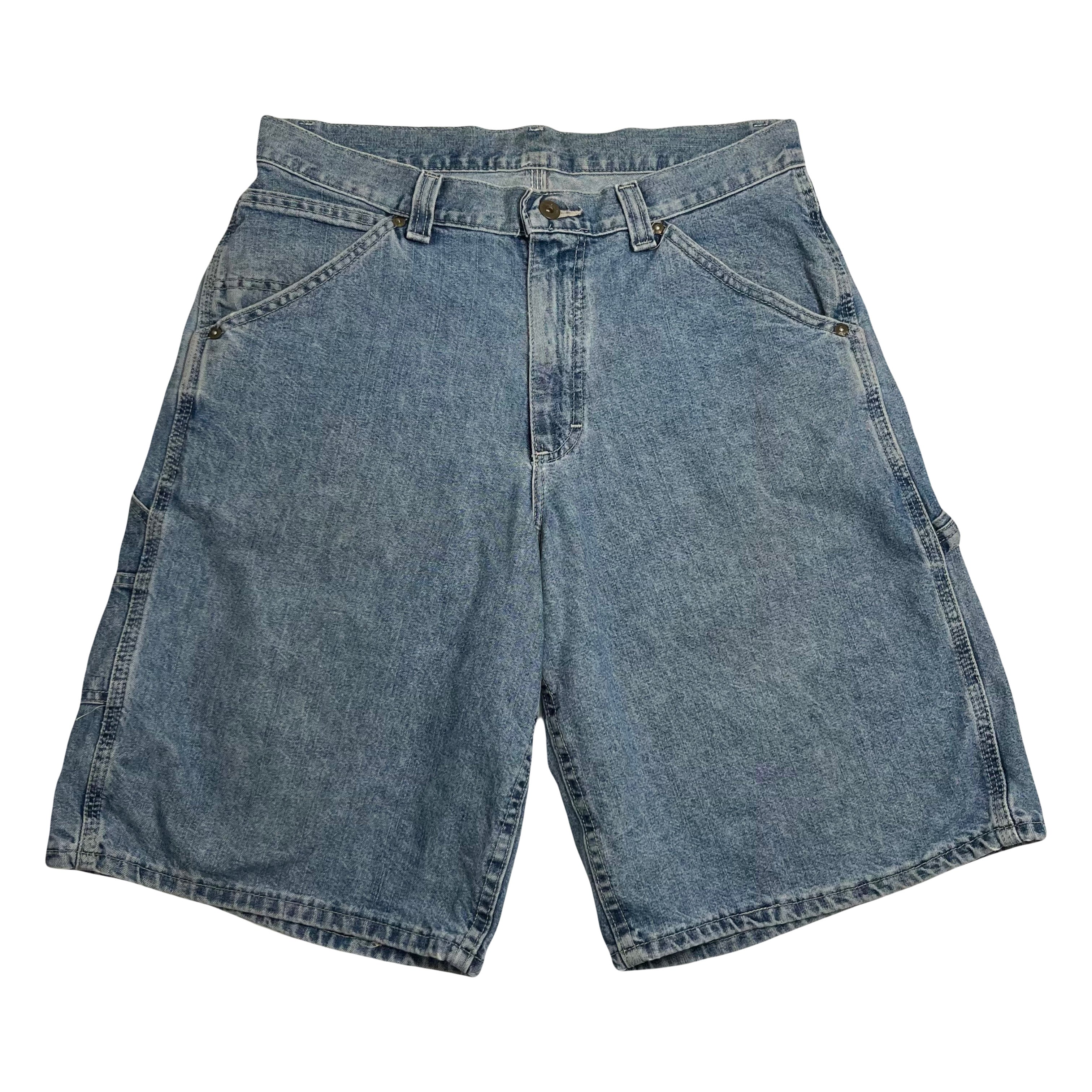 Vintage Lee Dungarees Denim Carpenter Shorts 34