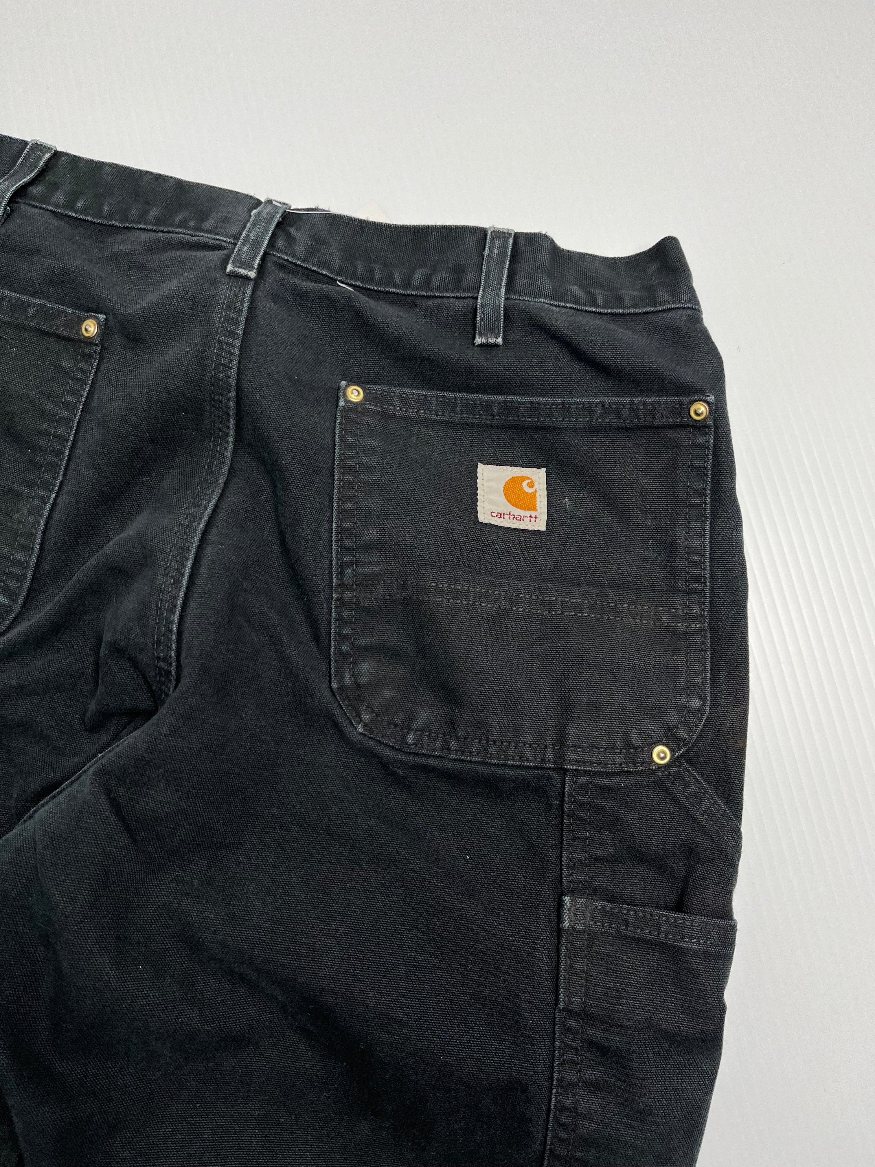 Vintage Carhartt Black Double Knees 33