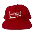 Vintage Coca-Cola Logo Trucker Snapback Hat