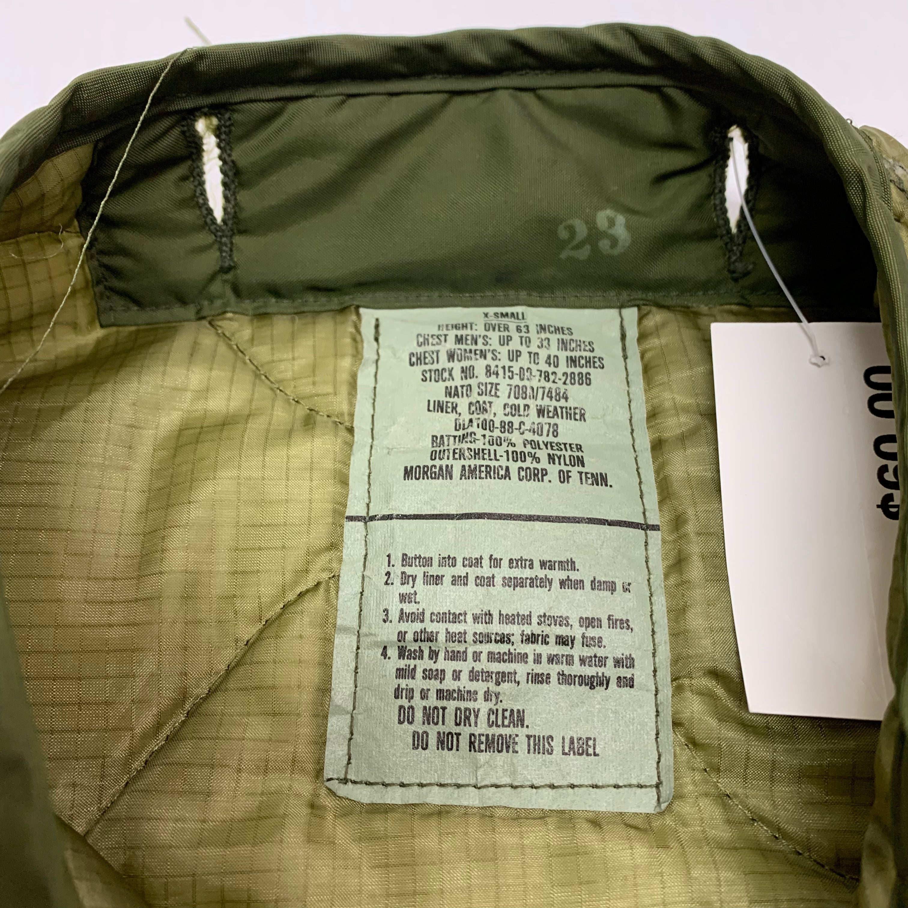 Vintage Green Liner Jacket XS