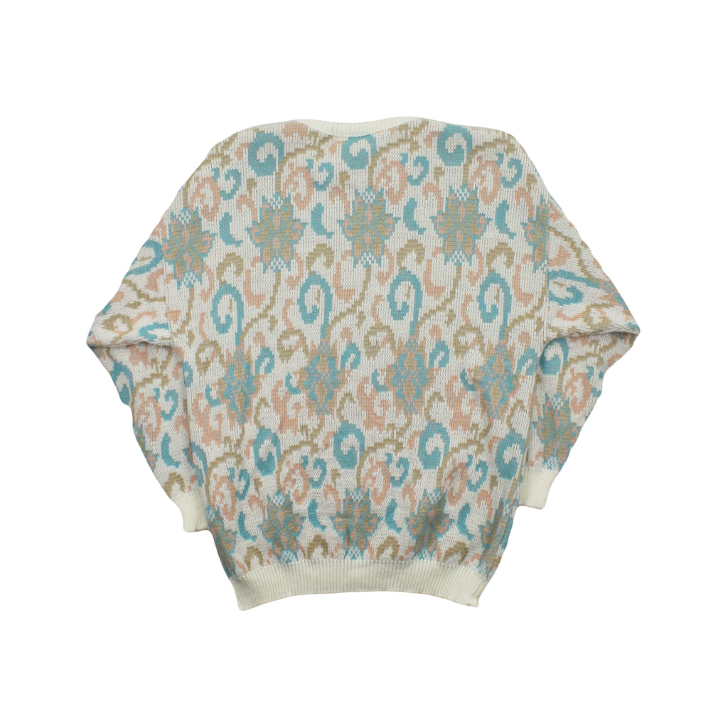 Vintage Savannah Pattern Knit Sweater M