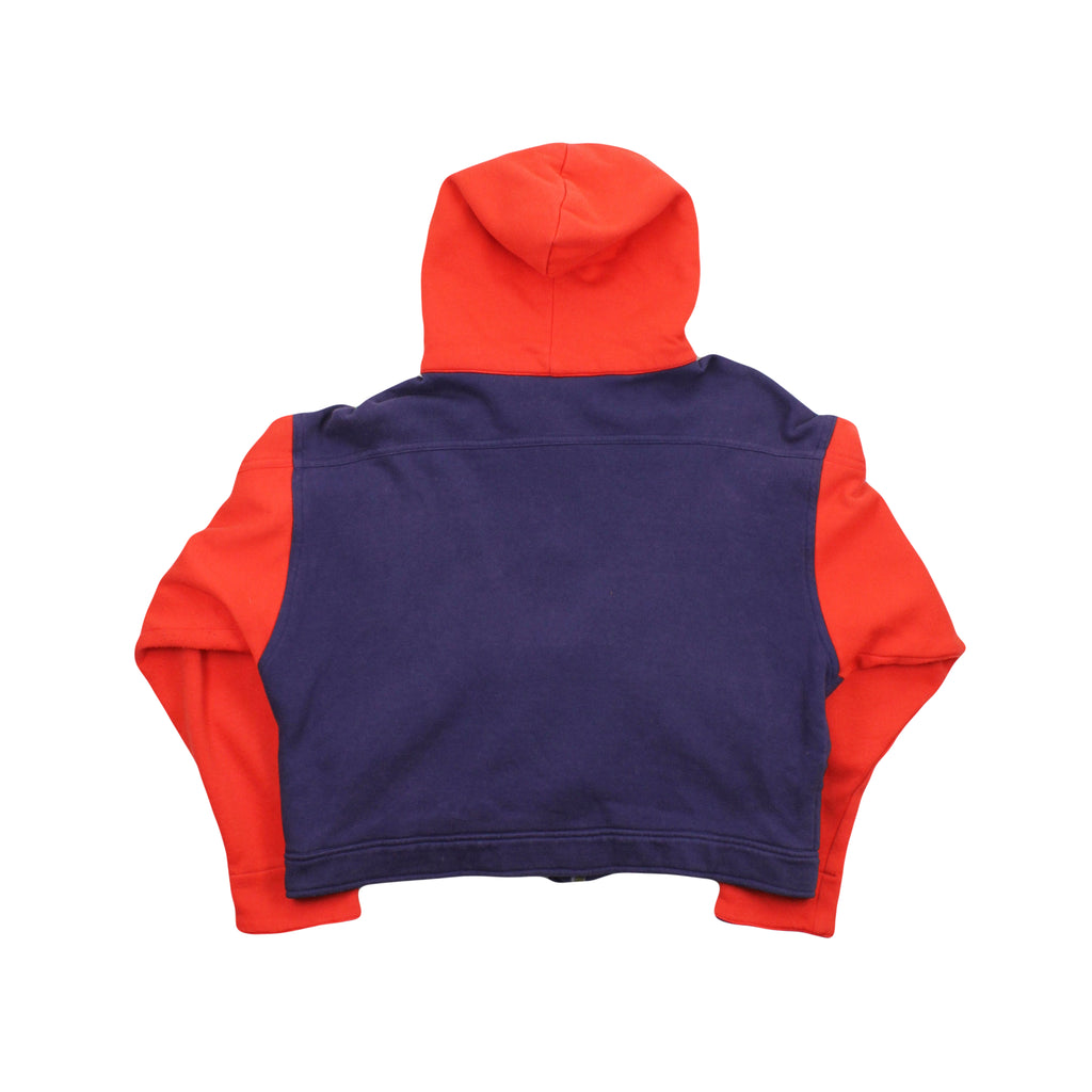 Vintage Nike Cotton Button Up Hoodie Youth M