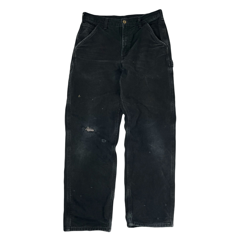 Vintage Carhartt Blanket Lined Carpenter Denim 32