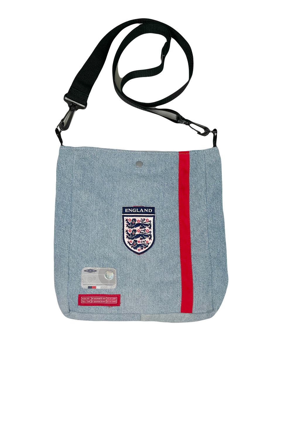 Rework Umbro England Denim Side Bag