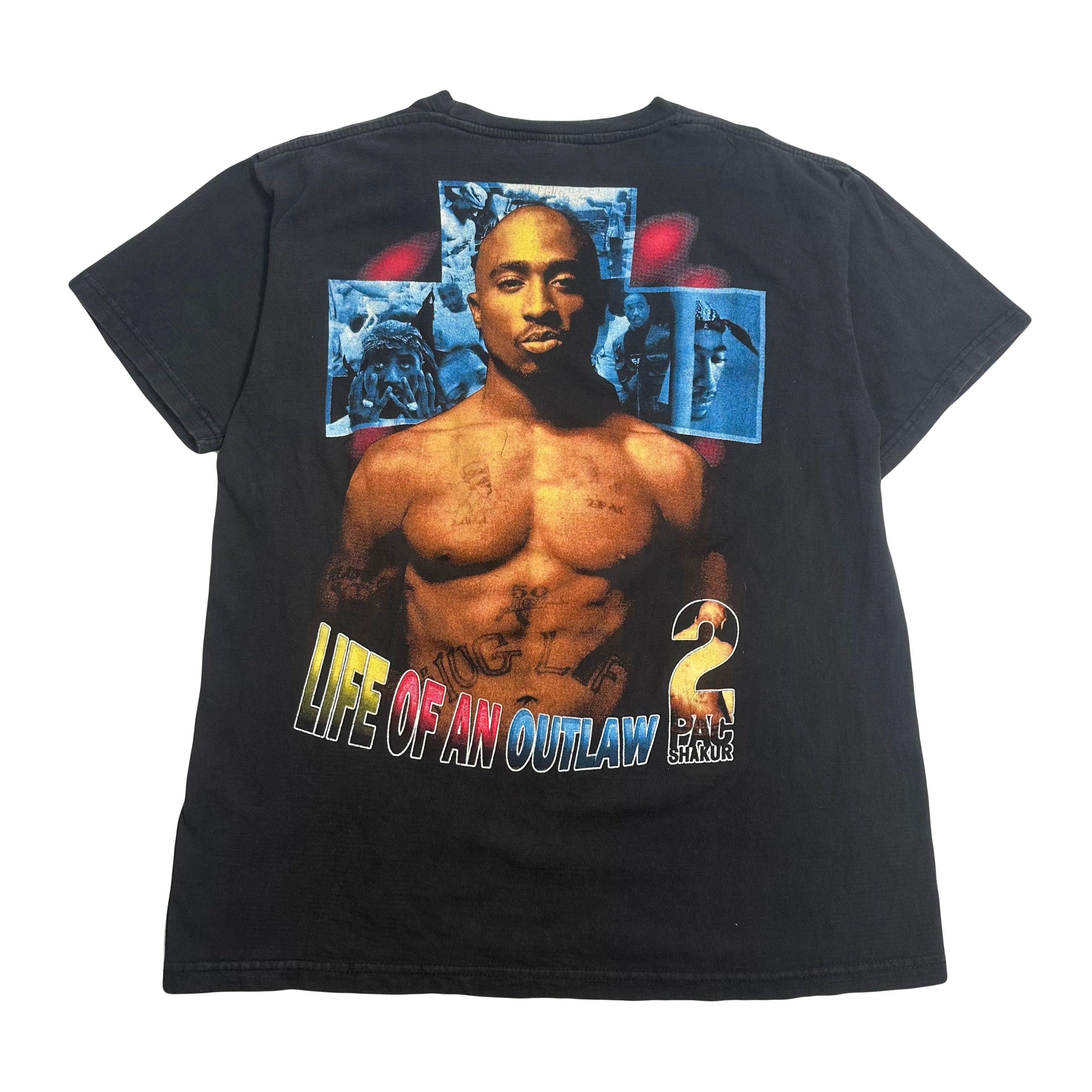2Pac Makaveli Rap Tee L
