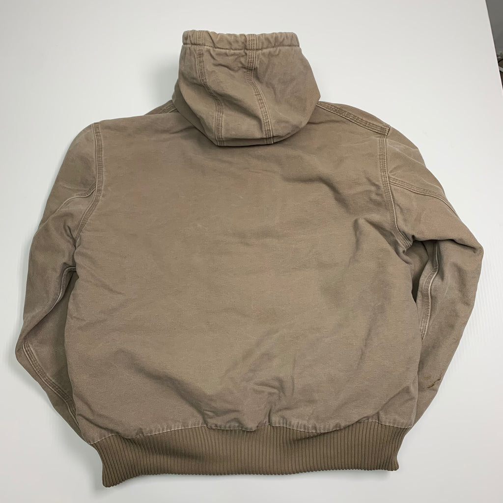 Carhartt Beige Hooded Jacket L