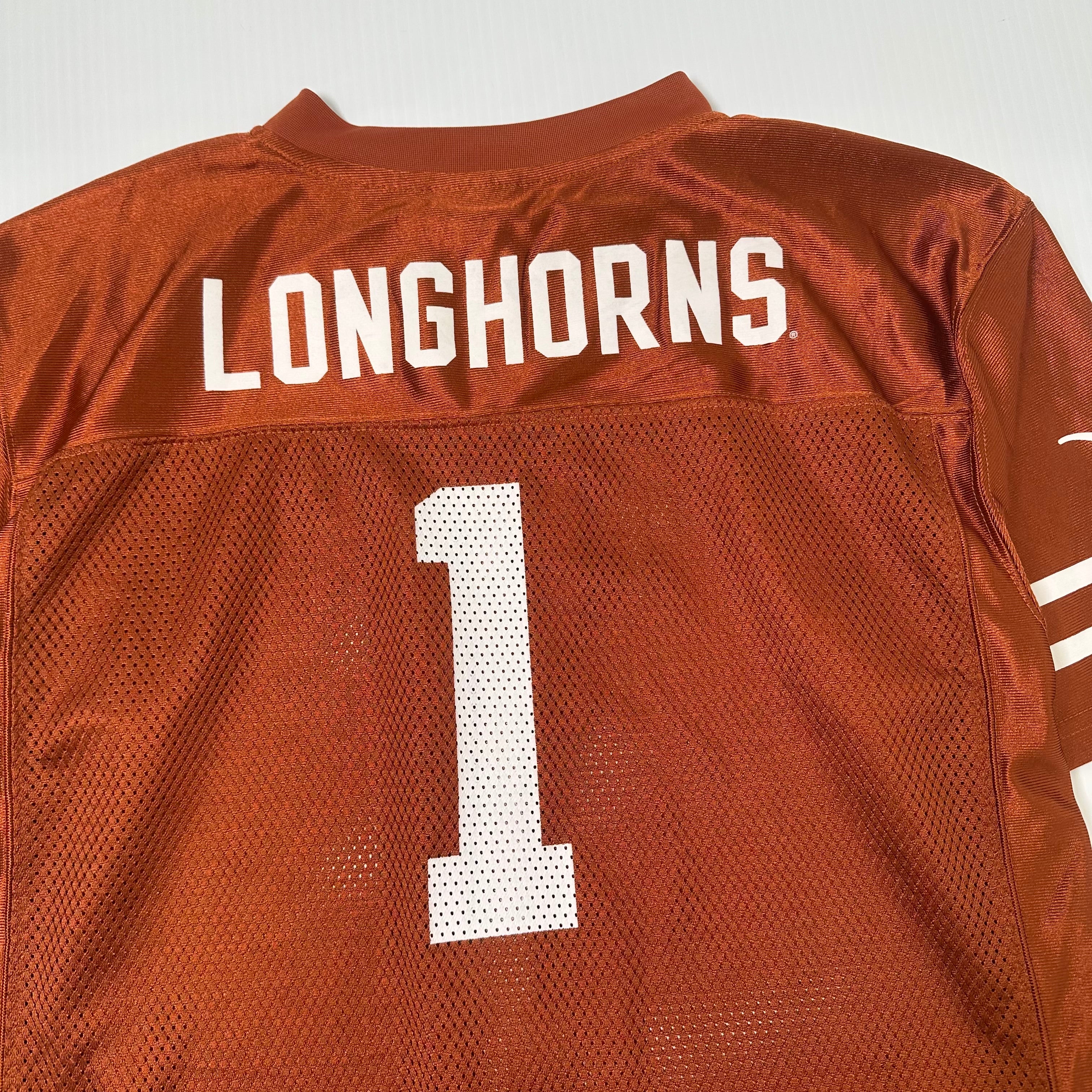 NCAA Texas Longhorns #1 Football Jersey Youth L