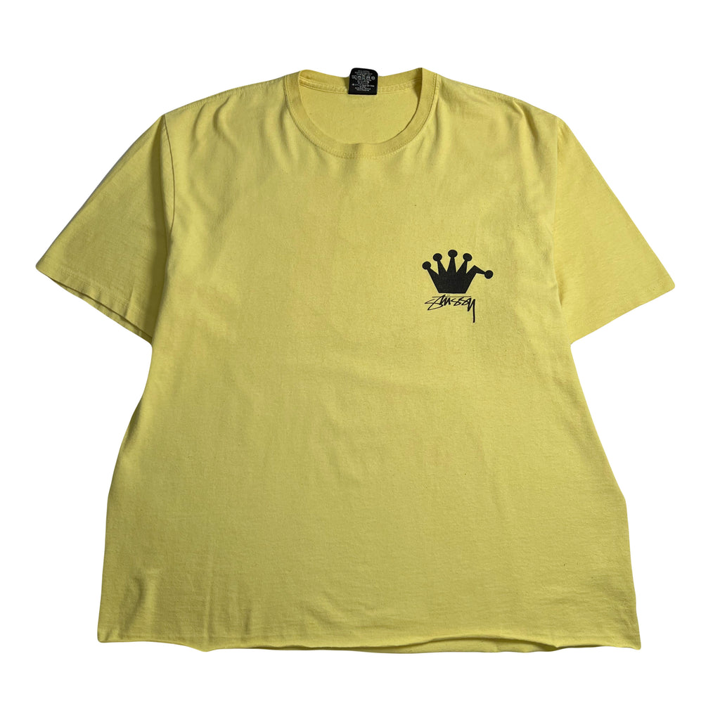 Stüssy Laguna Beach Broken Crown Cropped Tee L