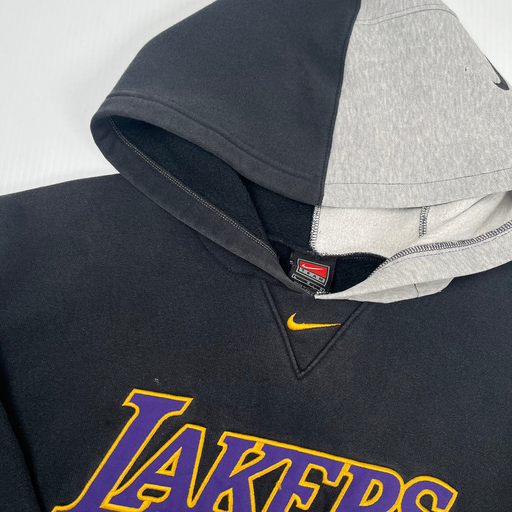 Rework Nike LA Lakers Mashup Hoodie L
