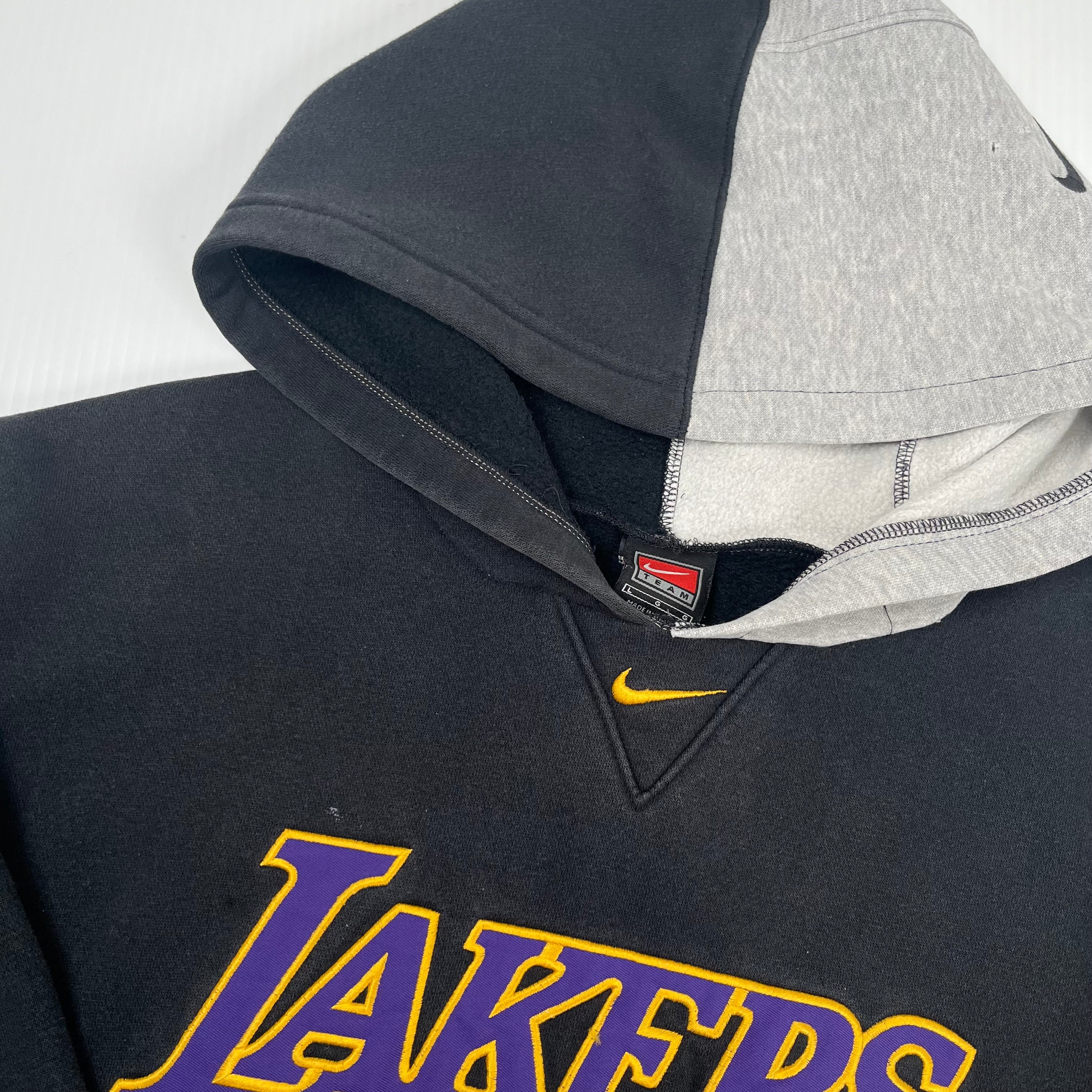 Rework Nike LA Lakers Mashup Hoodie L