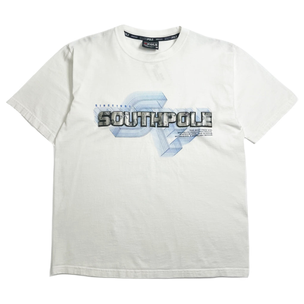 Y2K Southpole Puff Letter Graphic Tee M