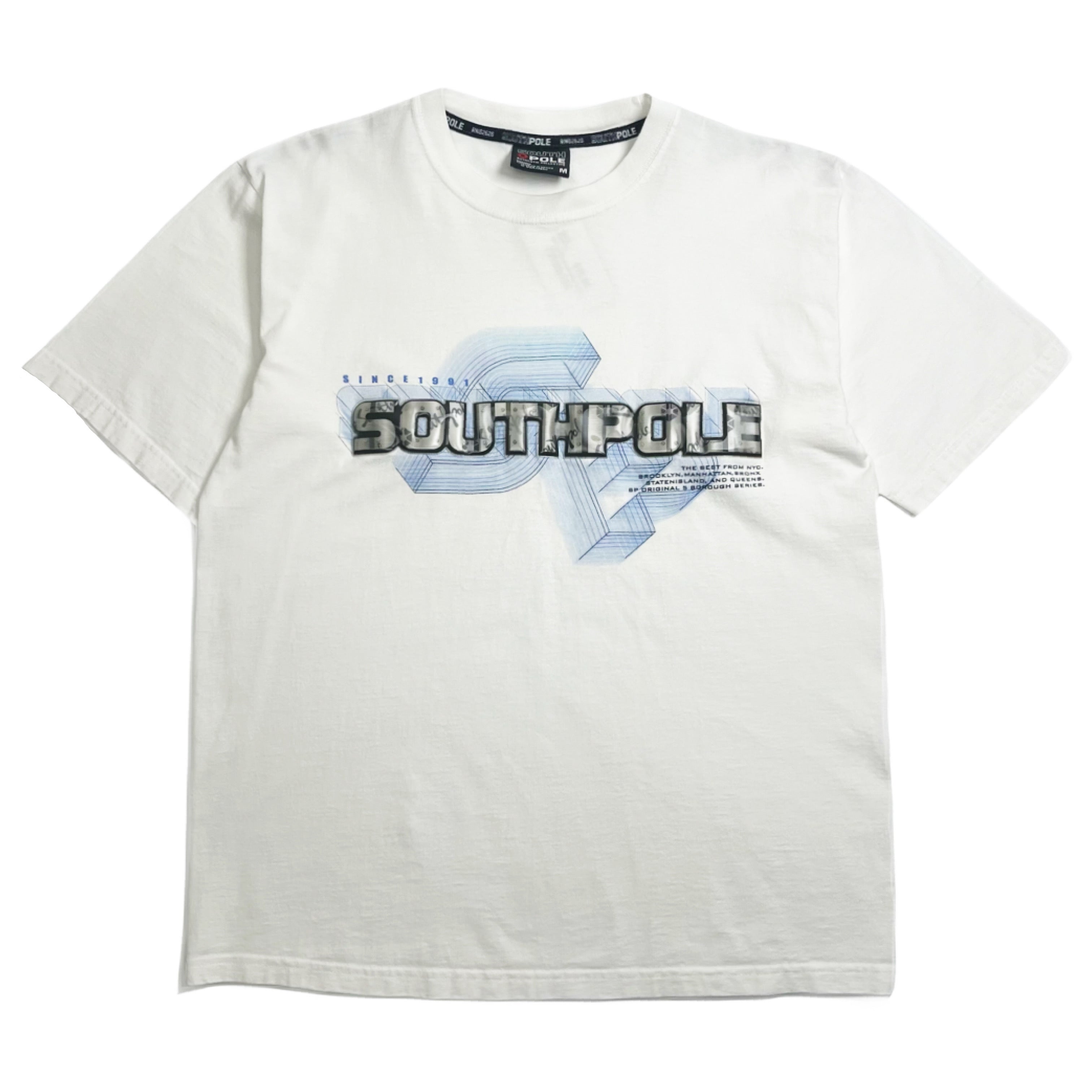 Y2K Southpole Puff Letter Graphic Tee M