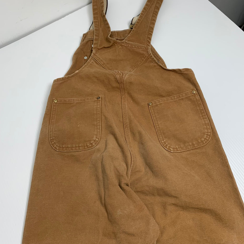 Vintage Faded Tan Carhartt Overalls 31x28.5
