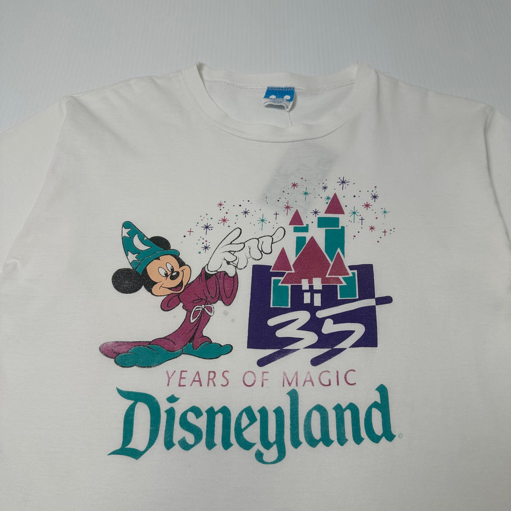 90s Disneyland 35 Years Of Magic Graphic Tee L