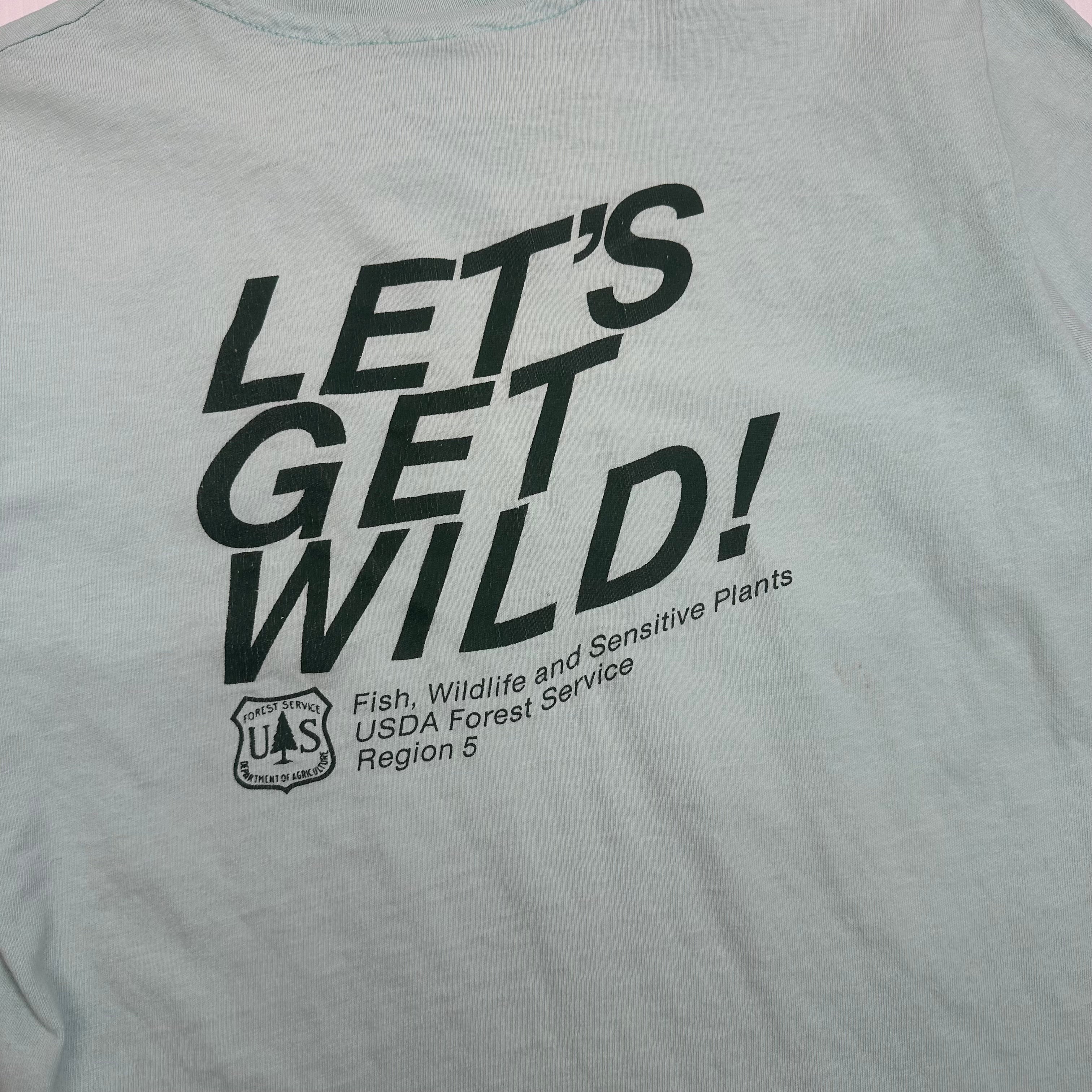 80s Plumas National Forest Nature Tee M