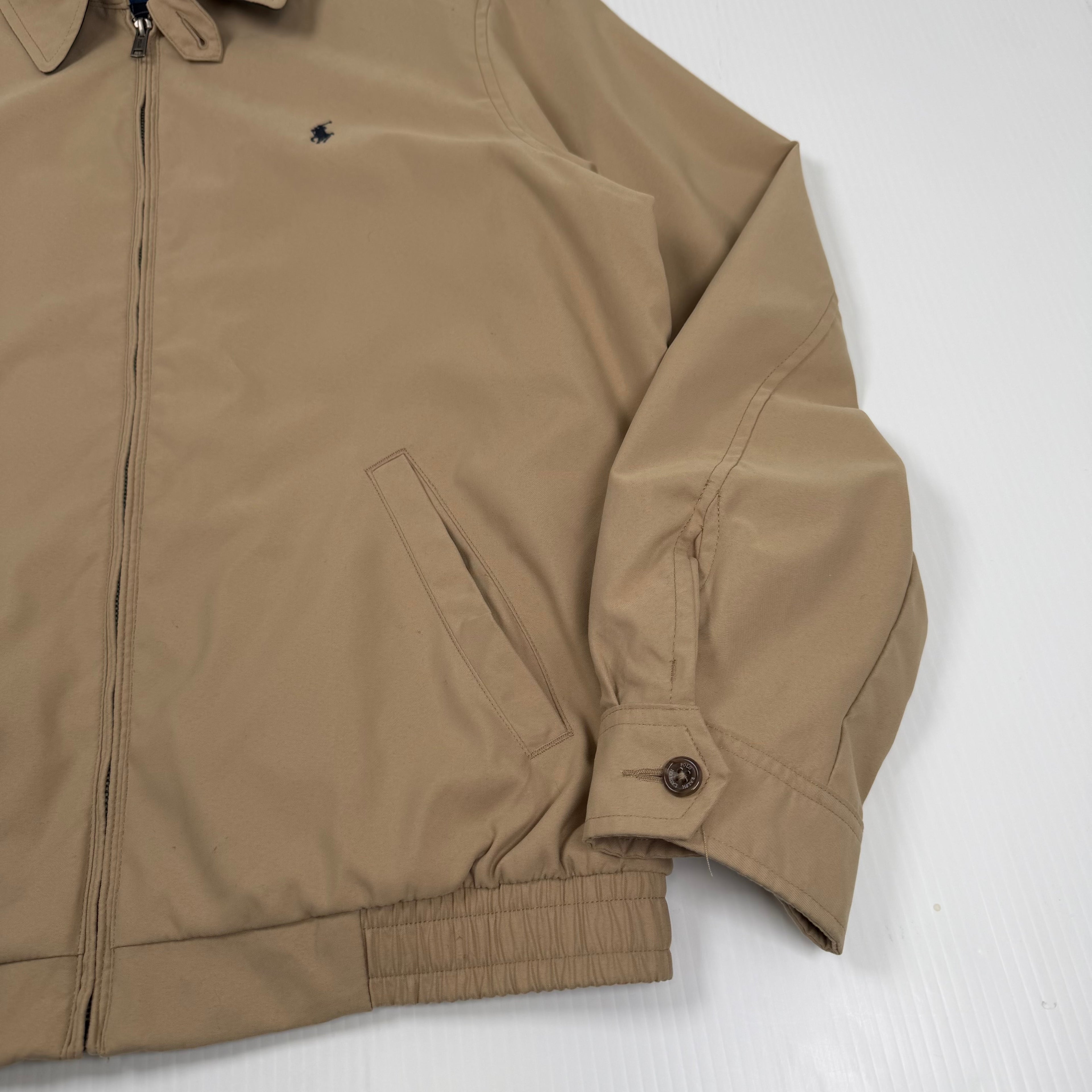 Polo Ralph Lauren Plaid Lined Harrington Jacket M